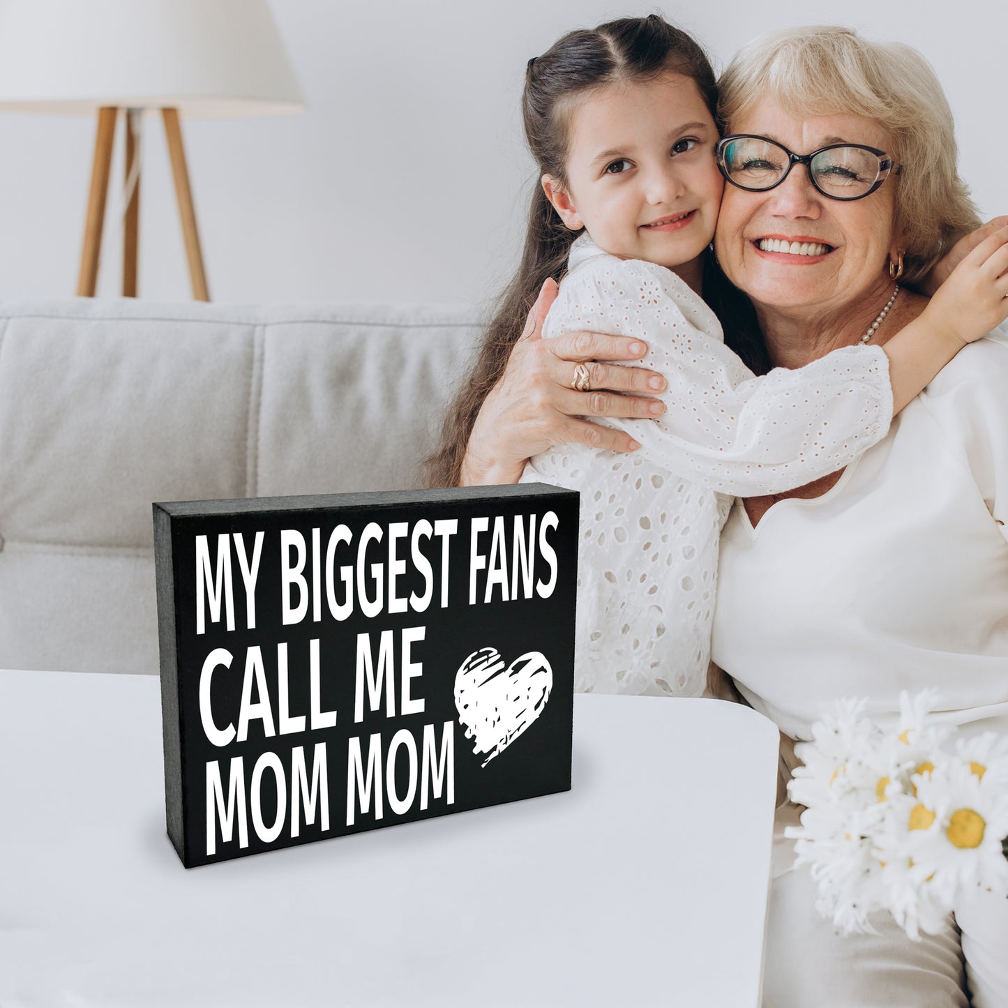 My Biggest Fans Call Me Mom Mom Sign, MomMom Gifts