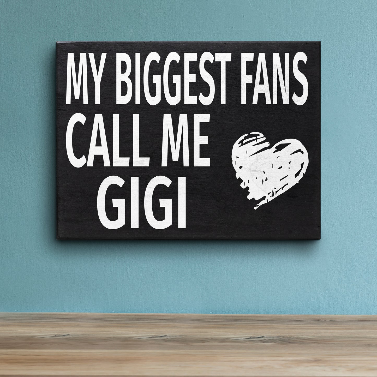 JennyGems Gifts for Gigi, Gigi Gifts from Granddaughter Grandson, My Biggest Fans Call Me Gigi Wood Sign, Gigi Gifts for Christmas, Gigi Birthday Gifts