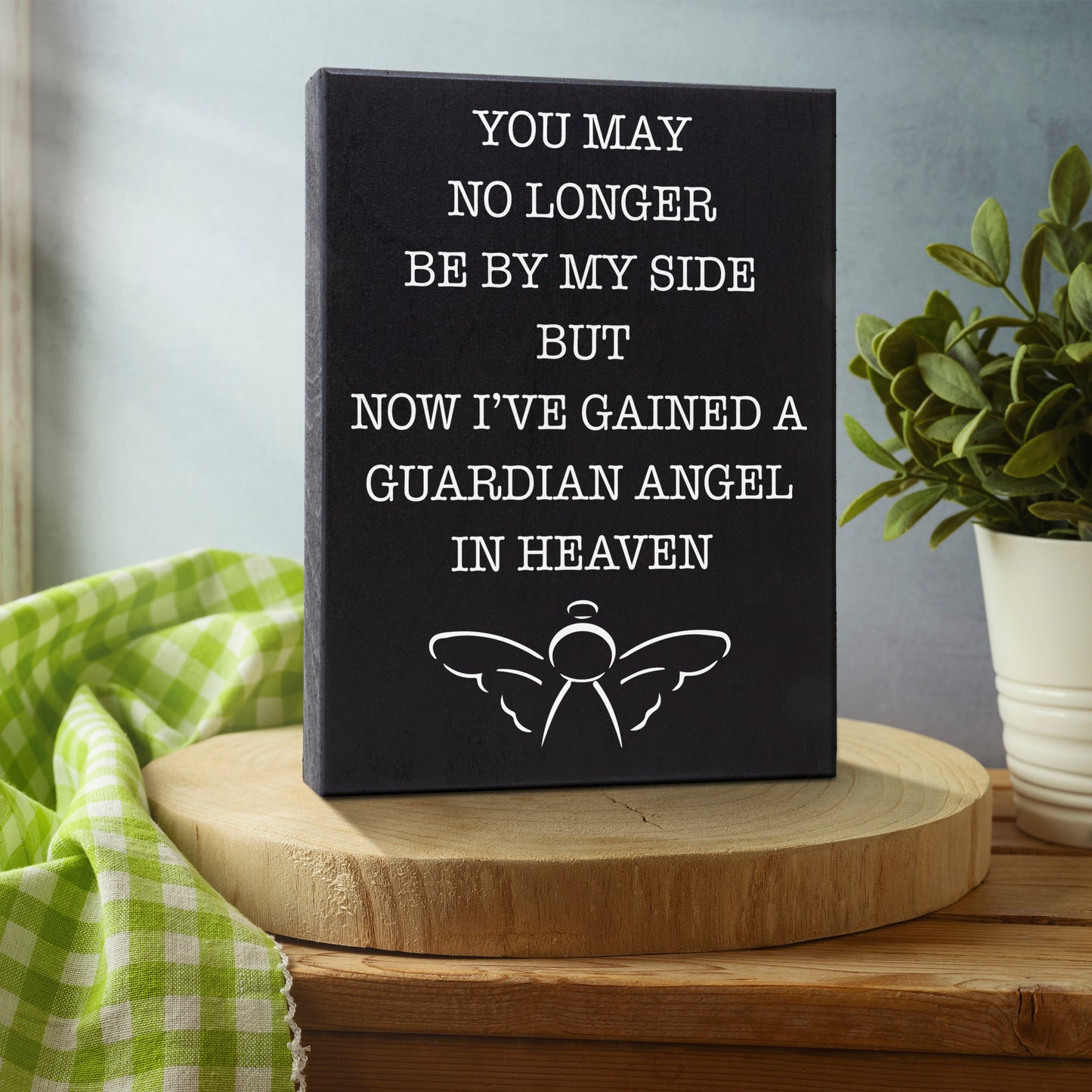 JennyGems, Wood Sign, Memorial Gifts, Funeral Gifts, in Memory of Loved One Gifts, Sympathy Gifts, American Made