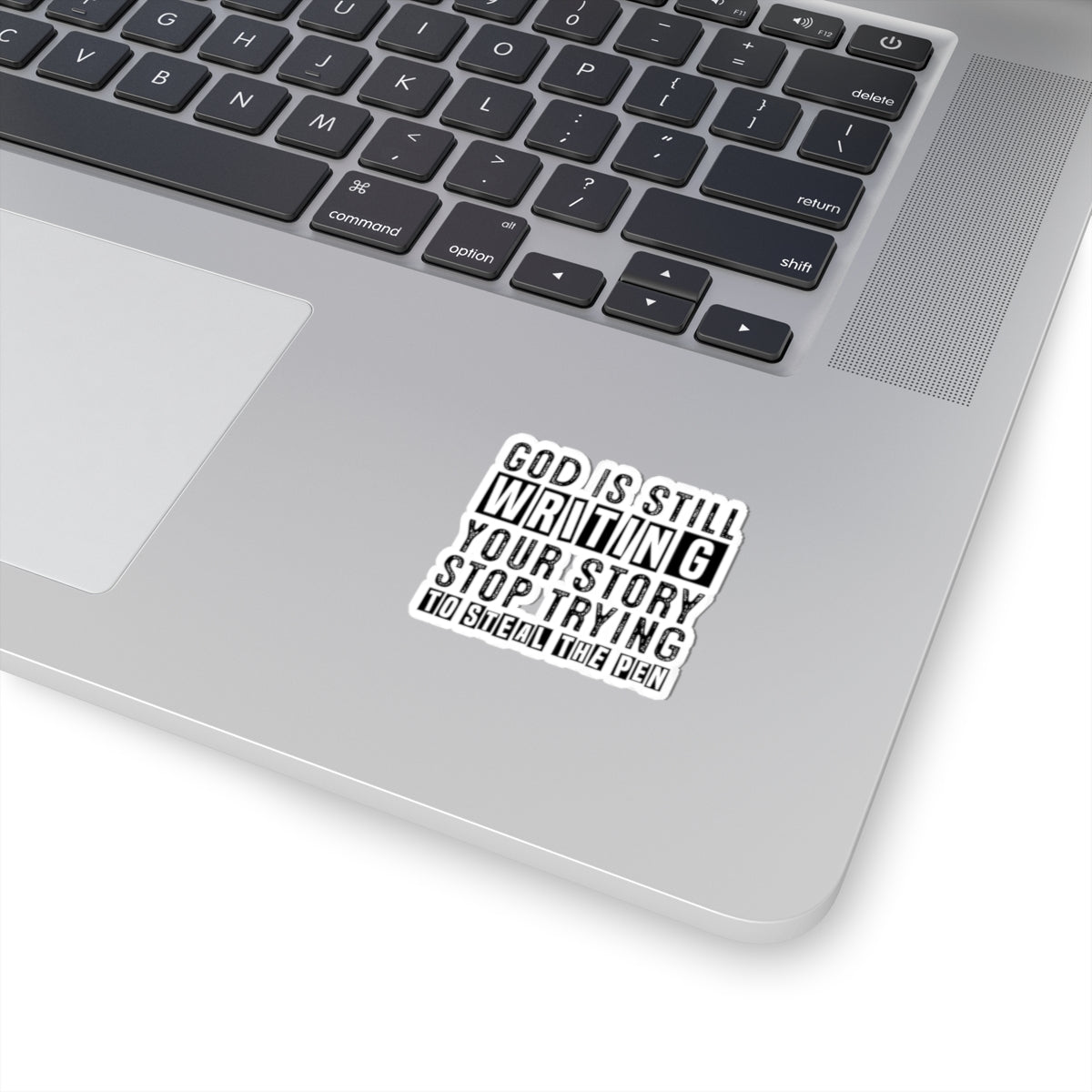 Christian Sticker God Affirmation, God is Writing Your Story, Trust God Sticker, Christianity Gift for Her, Laptop Sticker, Locker Sticker