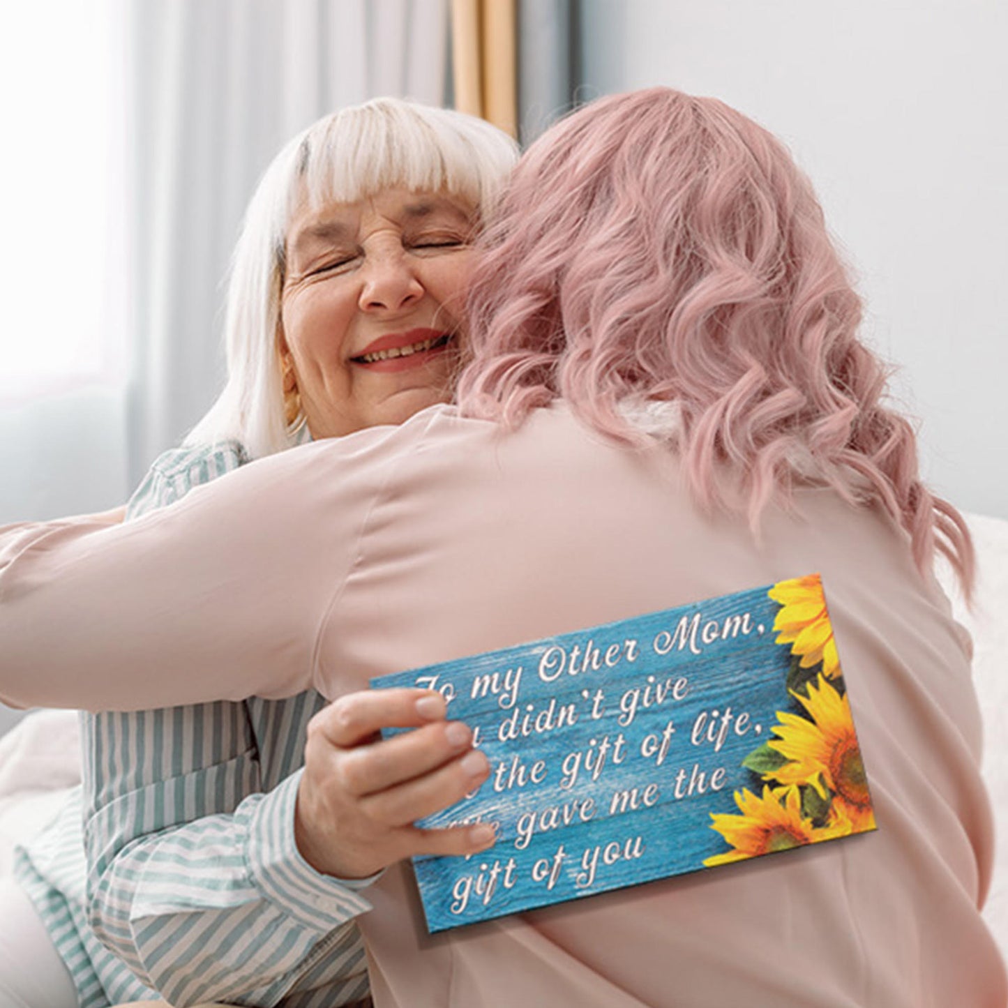 JennyGems To My Other Mom, Life Gave Me the Gift Of You Sign, Bonus Mom Gifts, Stepmom Gifts, Foster Mom, Mother in Law Gifts, Second Mom Gift