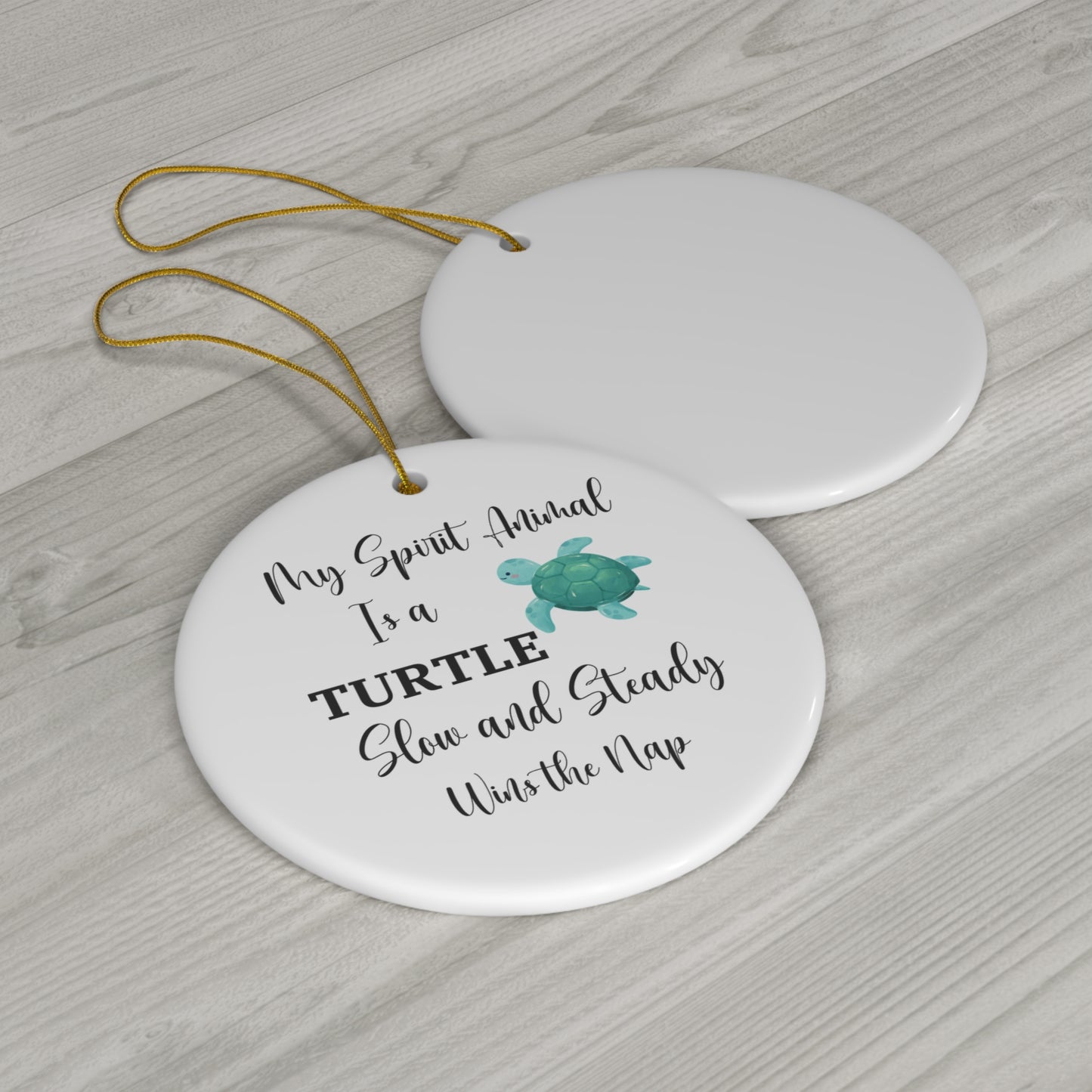 Turtle Lover Gift, Turtle Spirit Animal, Animal Lover Gift, Quirky Xmas Decoration, Unique Tree Ornament, Relaxed Decor, Cozy Ornament,