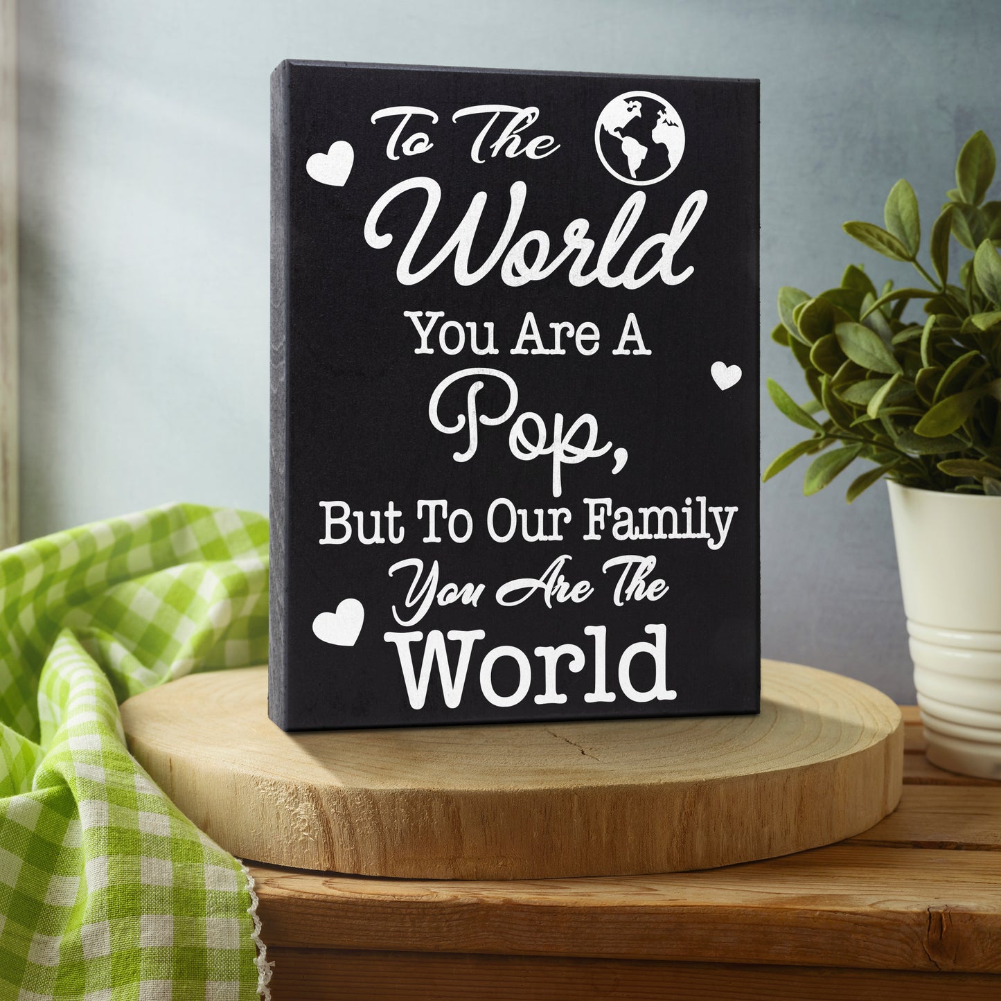 Pop Gifts Sign Decor Plaque