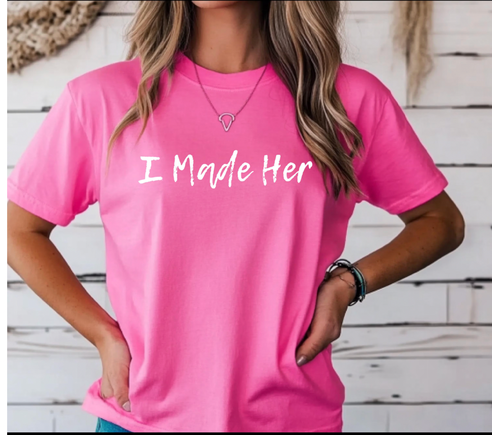 Mom Daughter Matching Shirts - I Made Her - She Made Me Crazy - Funny Mother's Day