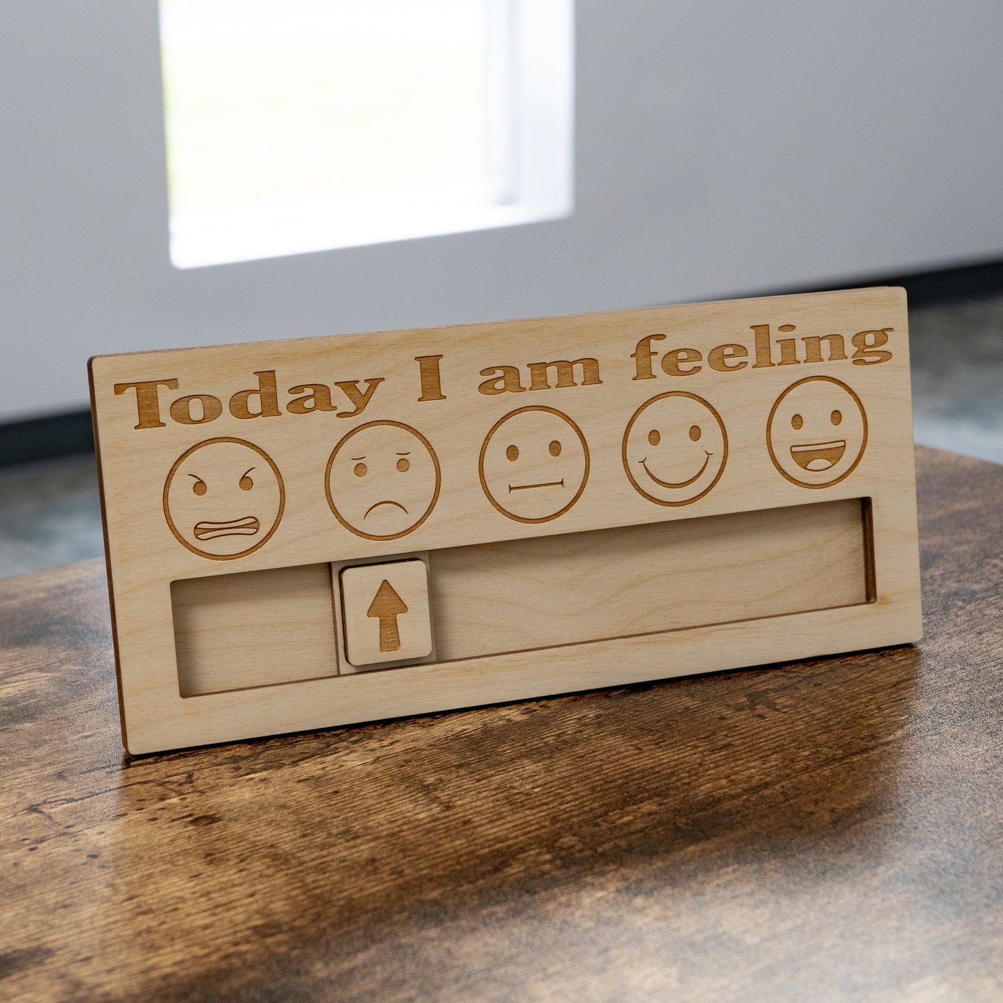 JennyGems Today I Am Feeling Sign, Emoji Feelings Chart, Daily Mood, Classroom Decorations, Therapy Office Decor