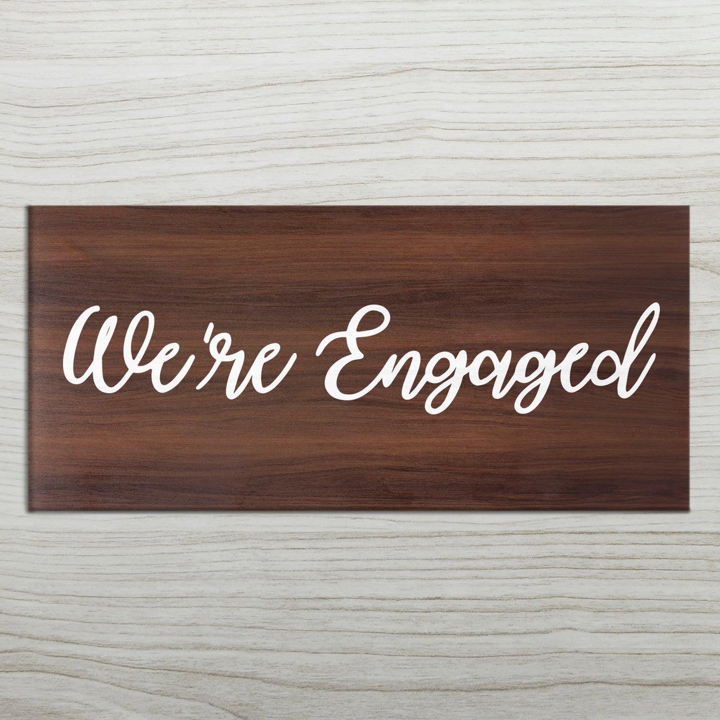 JennyGems We're Engaged | Engagement Photo Prop Sign | Engagement Announcement | Engagement Photoshoot Sign | Engagement Party Decoration|