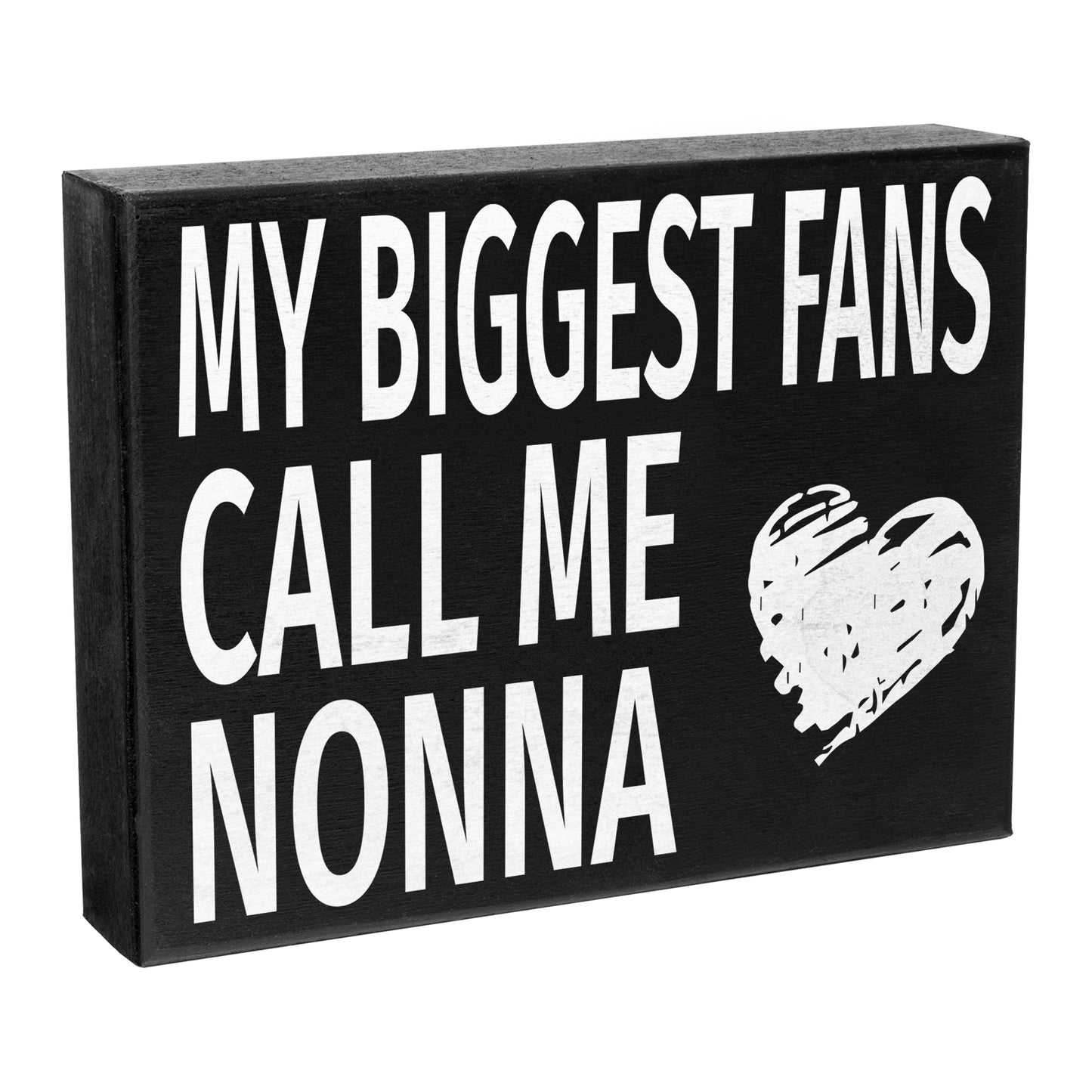 JennyGems Gifts for Nonna, Nonna Gifts from Granddaughter Grandson, My Biggest Fans Call Me Nonna Wood Sign, Nonna Gifts for Christmas, Nonna Birthday Gifts