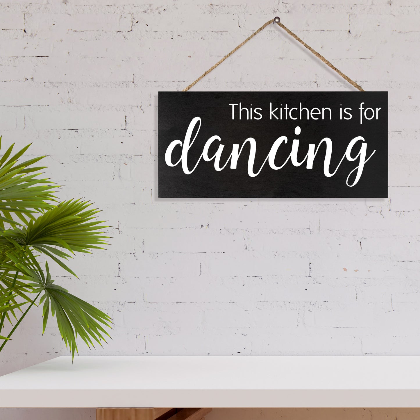 JennyGems This Kitchen is for Dancing | Funny Kitchen Signs | Farmhouse Kitchen Decor