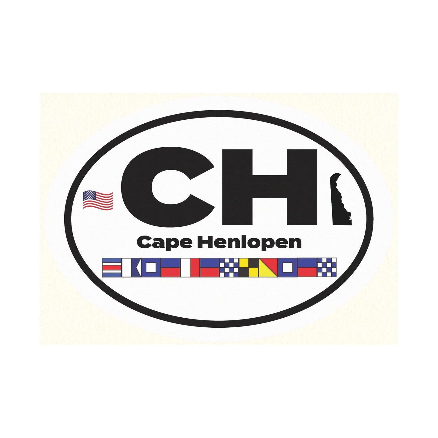 Cape Henlopen Delaware Lighthouse Wooden Sign