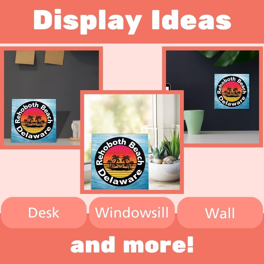 JennyGems Delaware Gifts, Rehoboth Beach Delaware Souvenirs, Delaware Sign, Delaware Decor, Delaware Souvenirs and Gifts, Beach Decor, Made in USA