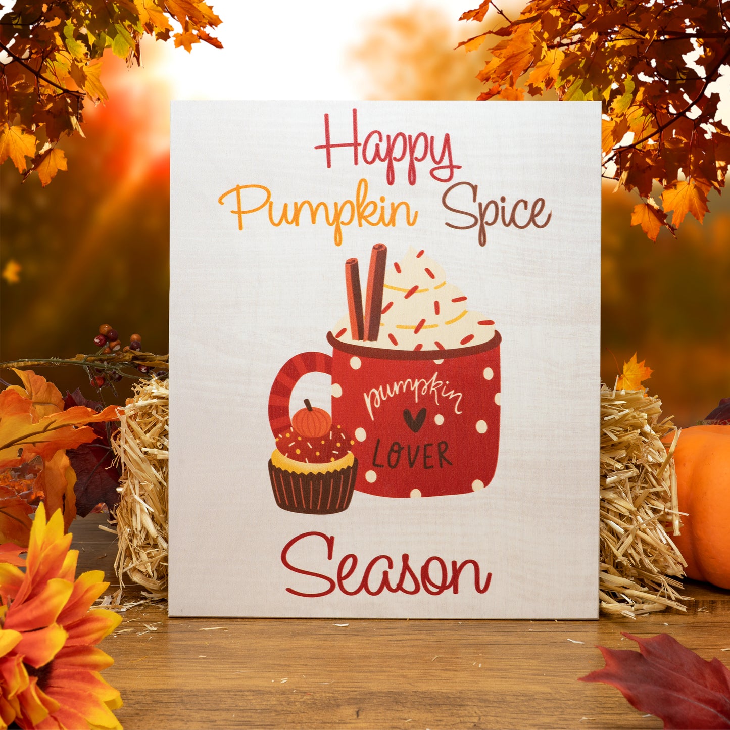 JennyGems Pumpkin Spice Decor, Fall Decor, Fall Room Decor, Fall Wall Decor, Autumn Decor, Fall Signs, Made in USA