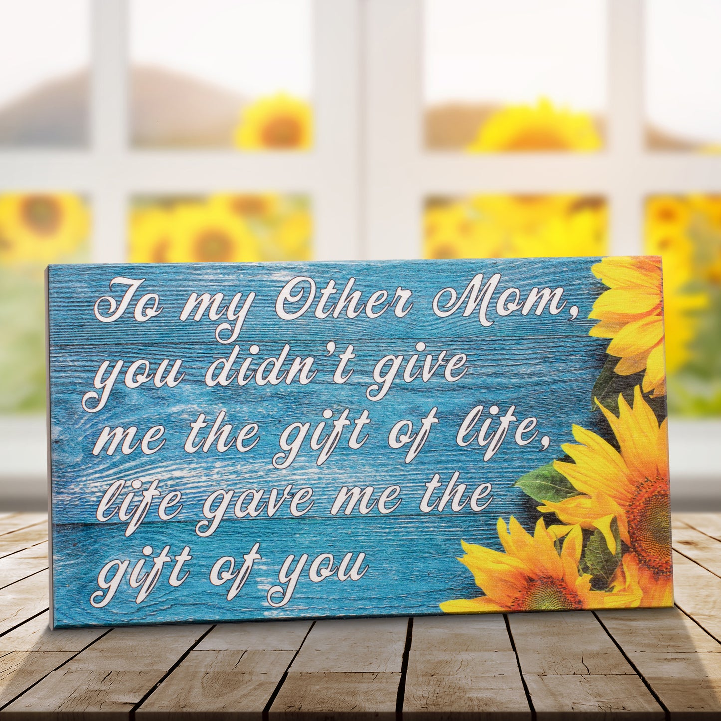 JennyGems To My Other Mom, Life Gave Me the Gift Of You Sign, Bonus Mom Gifts, Stepmom Gifts, Foster Mom, Mother in Law Gifts, Second Mom Gift