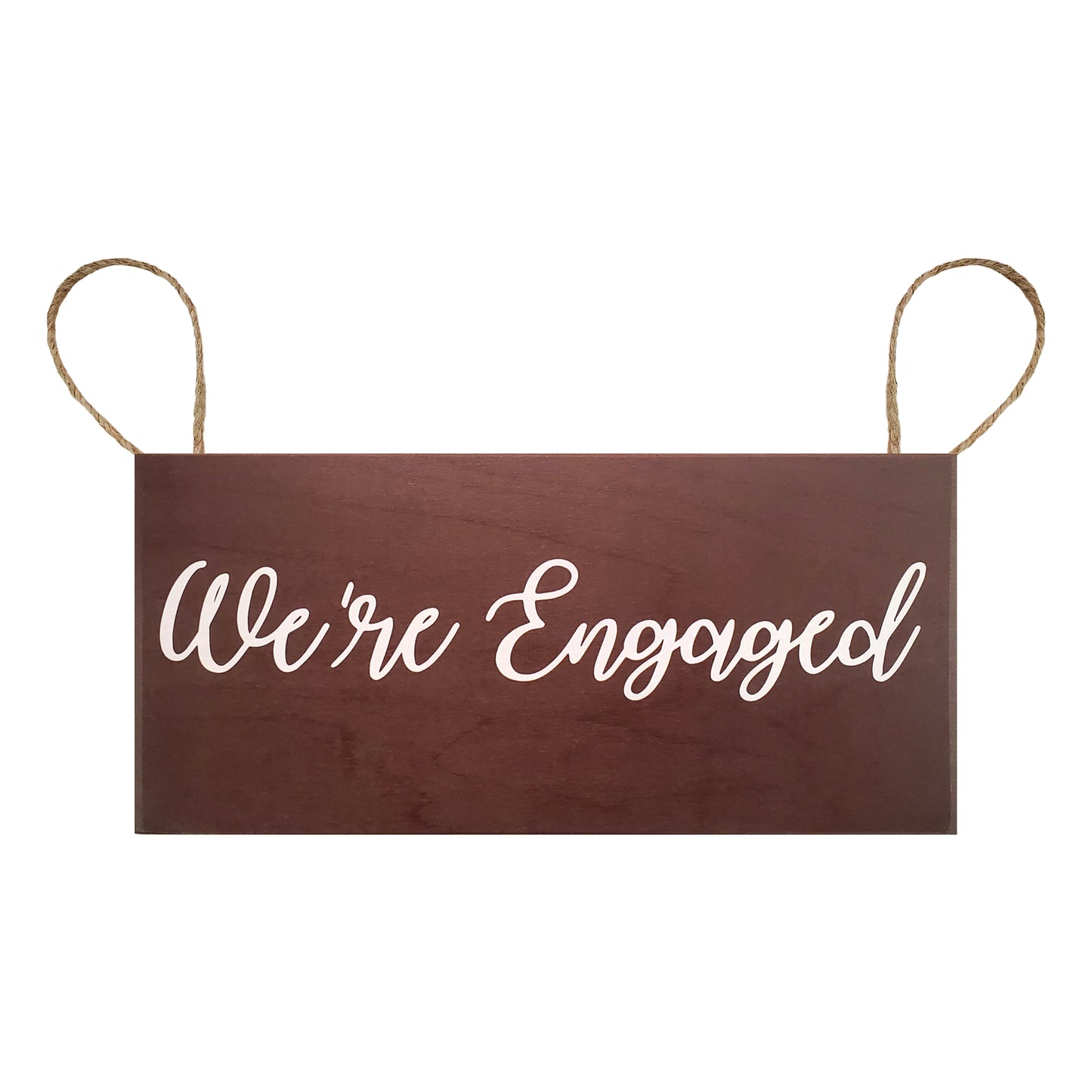 JennyGems We're Engaged | Engagement Photo Prop Sign | Engagement Announcement | Engagement Photoshoot Sign | Engagement Party Decoration|