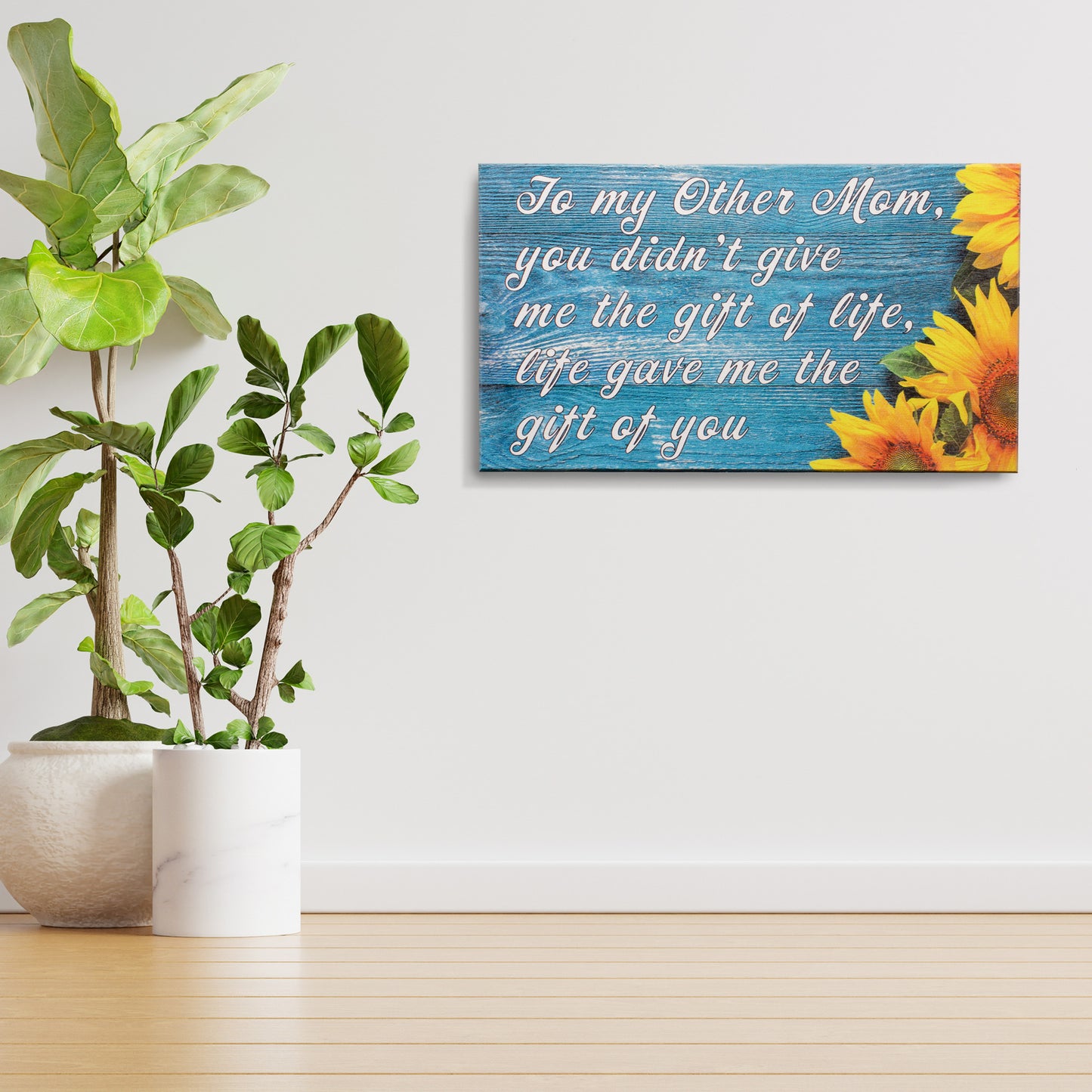 JennyGems To My Other Mom, Life Gave Me the Gift Of You Sign, Bonus Mom Gifts, Stepmom Gifts, Foster Mom, Mother in Law Gifts, Second Mom Gift