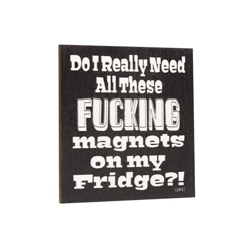 Funny Fridge Magnets, Locker Decorations, Office Decor Humor, 3 x 3 Inches, Refrigerator Magnets, Made in USA