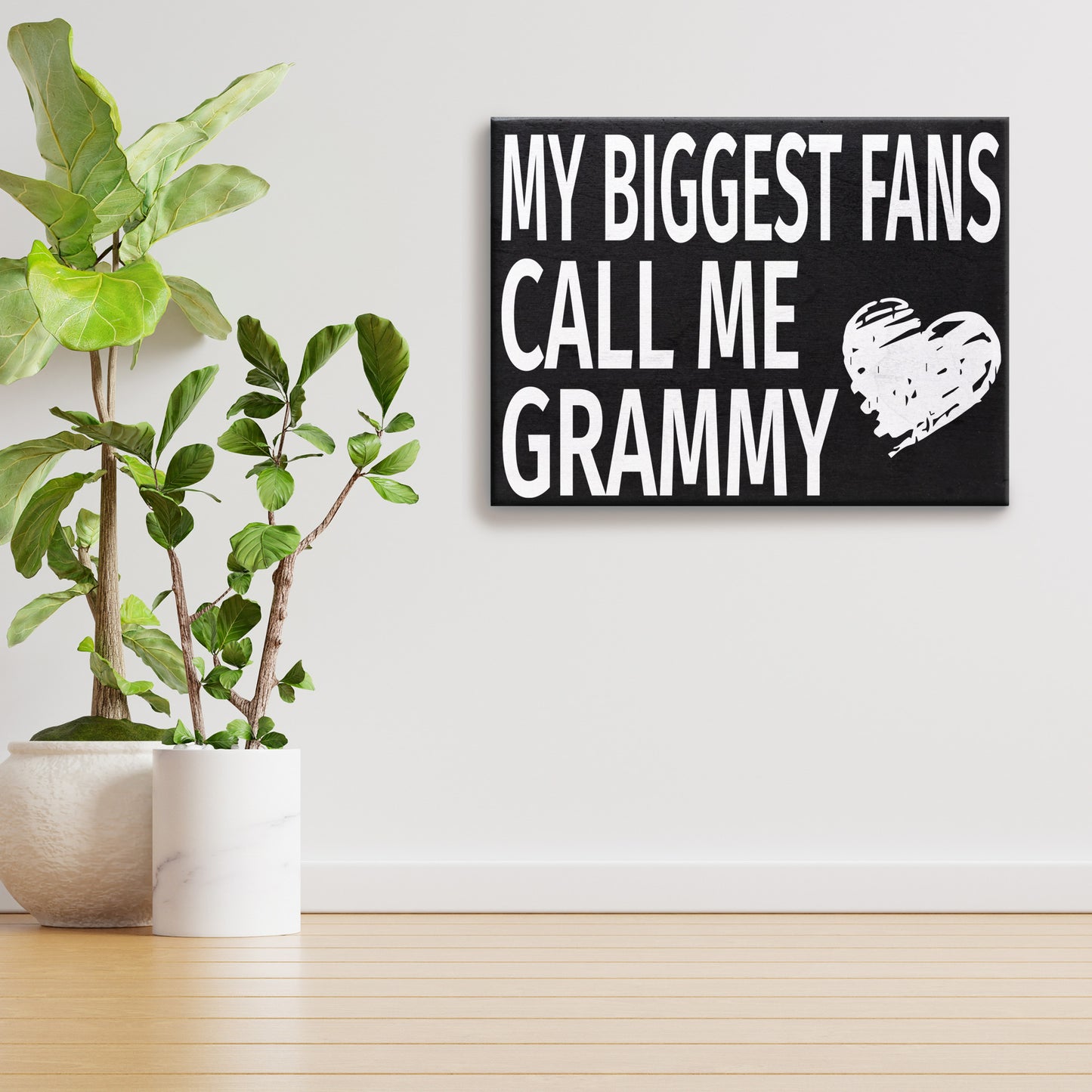 Grammy Gifts, My Biggest Fans Call Me Grammy Wooden Sign, Gift for Grammy