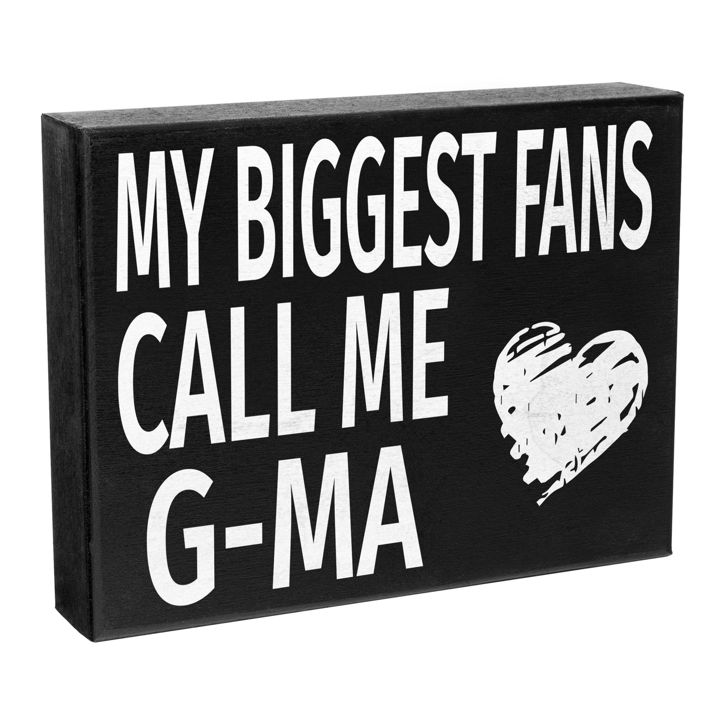 JennyGems My Biggest Fans Call Me G-Ma Sign, 8x6 Inch Hanging Wall Art, American Made, G-Ma Decor, G-Ma Gifts