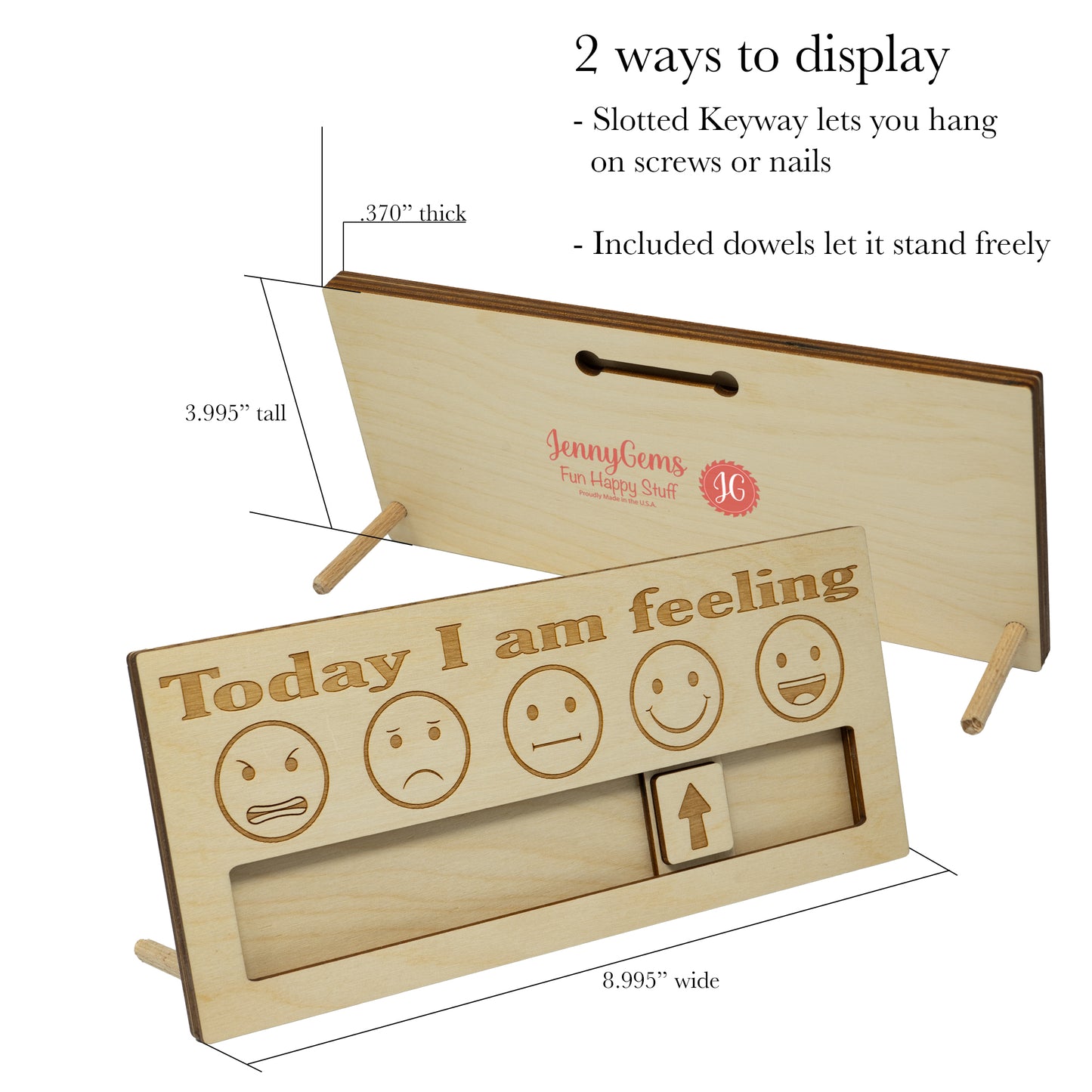 JennyGems Today I Am Feeling Sign, Emoji Feelings Chart, Daily Mood, Classroom Decorations, Therapy Office Decor