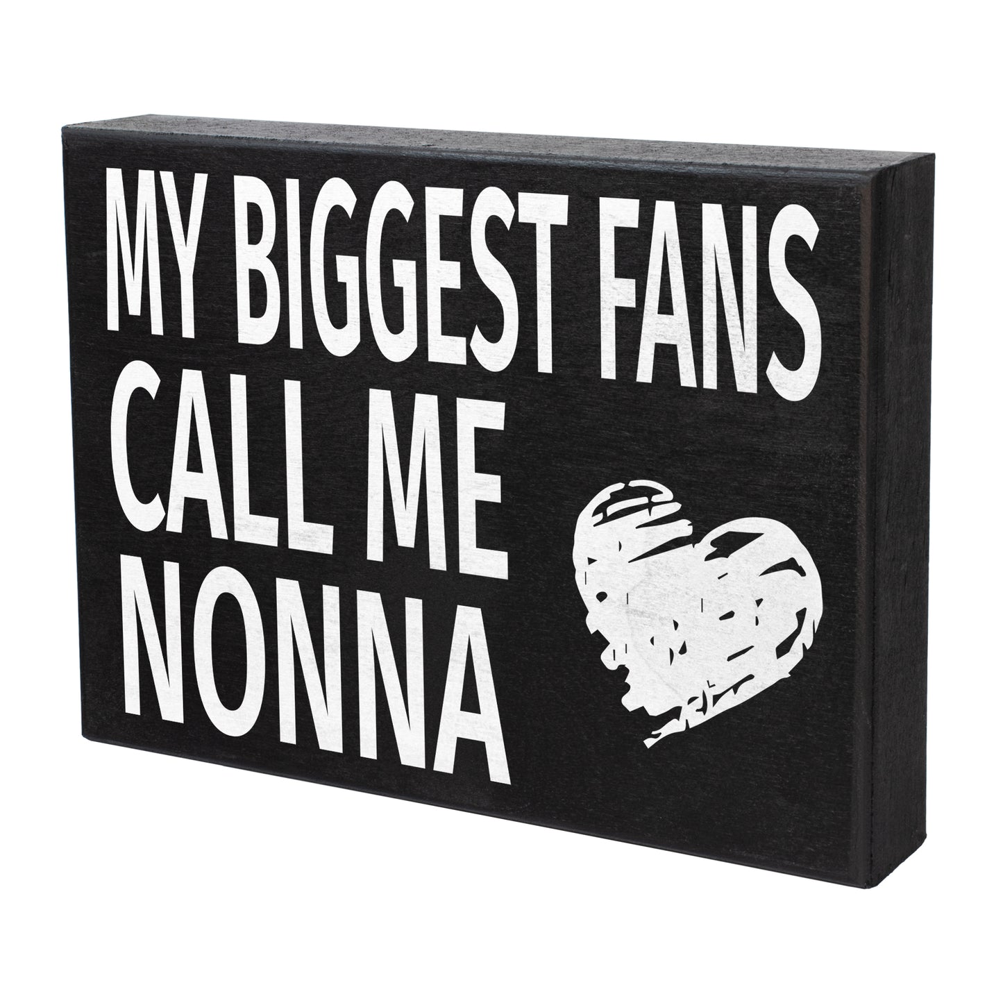 JennyGems Gifts for Nonna, Nonna Gifts from Granddaughter Grandson, My Biggest Fans Call Me Nonna Wood Sign, Nonna Gifts for Christmas, Nonna Birthday Gifts