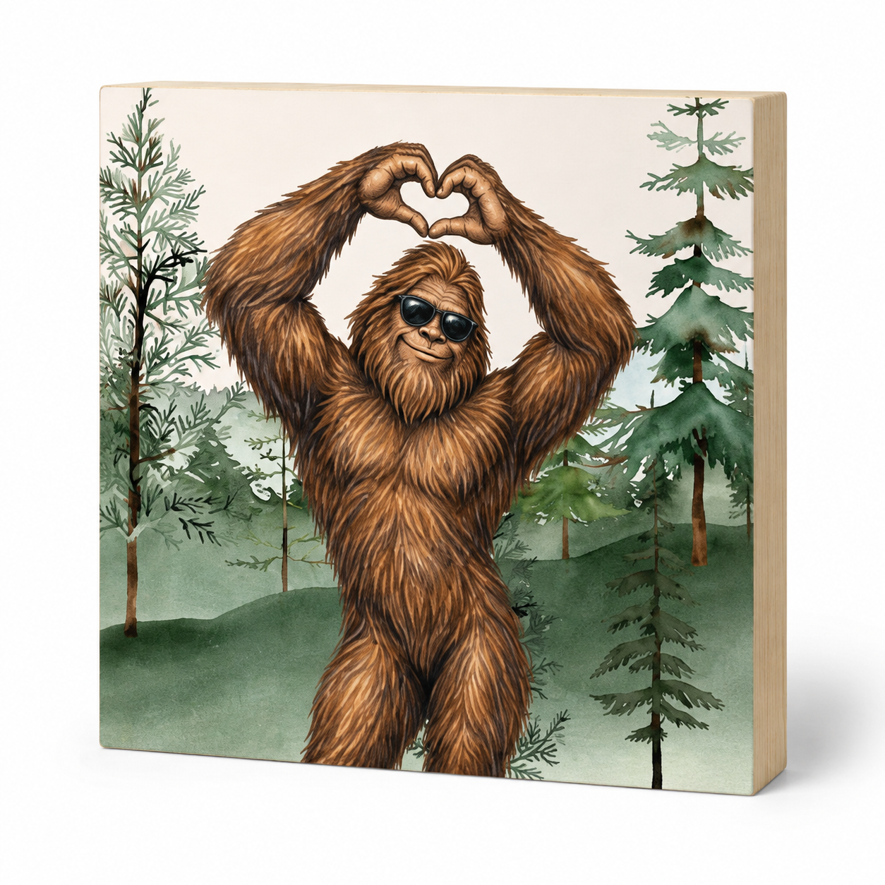 Bigfoot Heart Hands