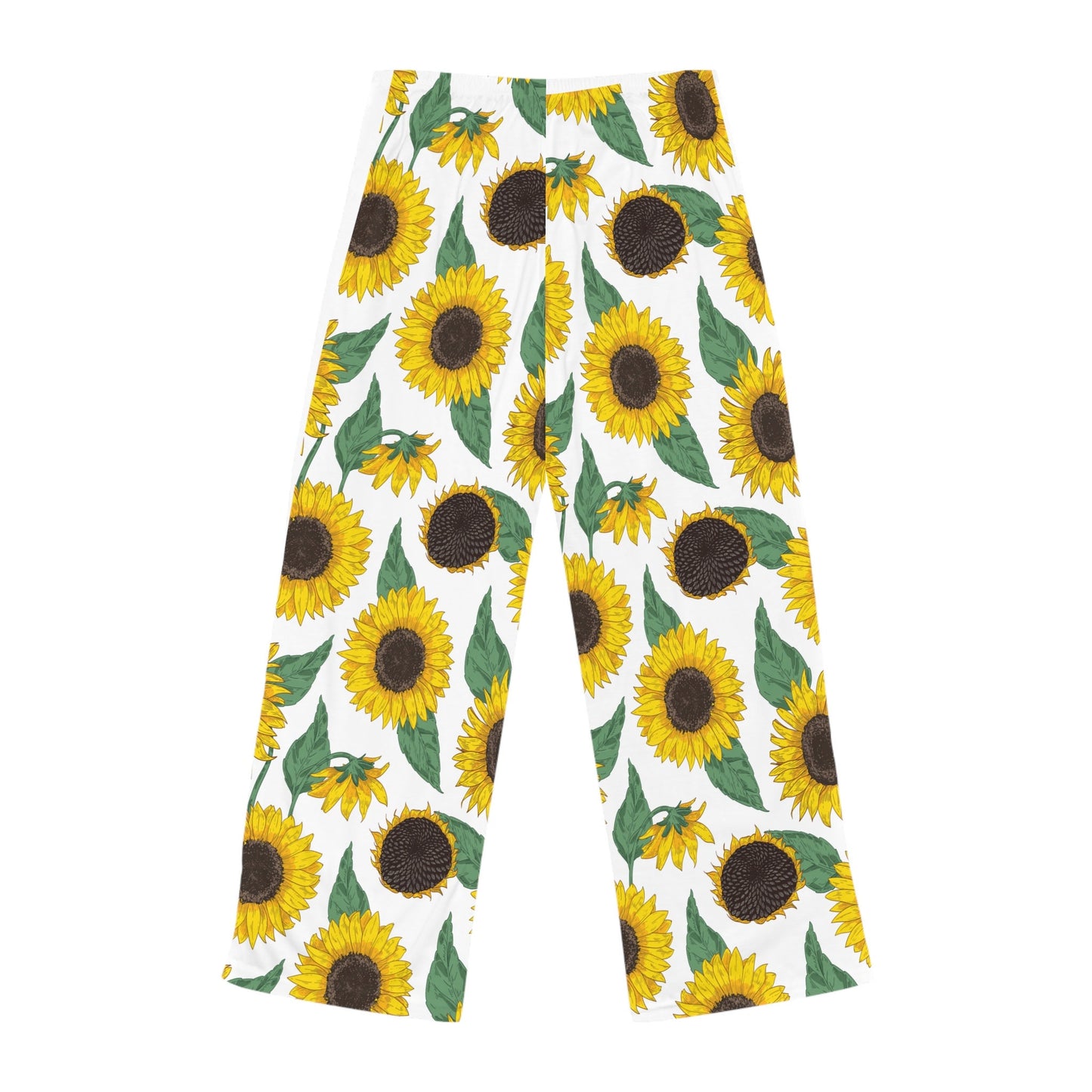 Sunflower Pajama Pants – Cozy Women's Loungewear, Perfect Christmas Gift for Sunflower Lovers, Comfortable Pajama Bottoms, Holiday Gift Idea