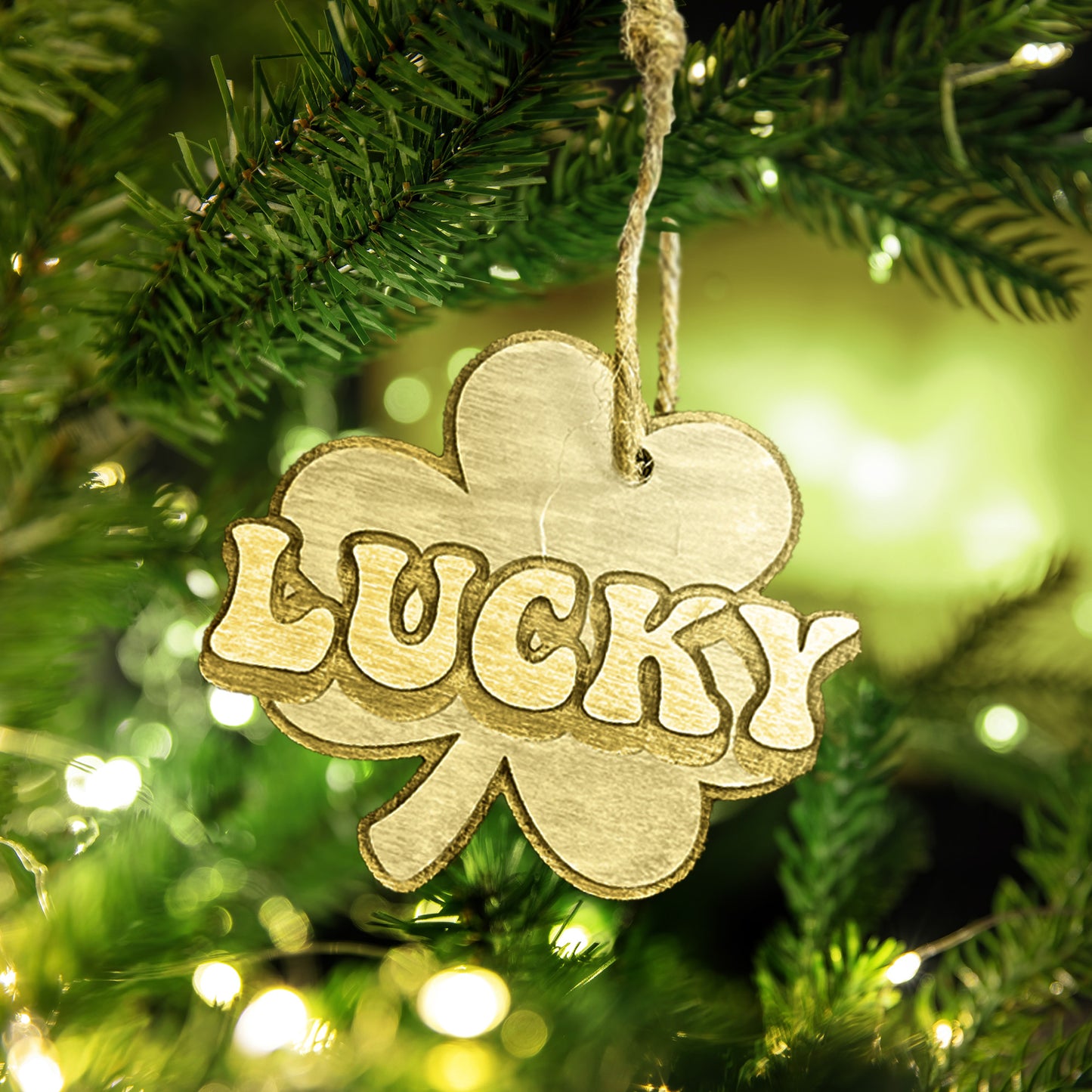 St. Patrick's Day Wooden Ornament Bundle, Set of 4 Unfinished Ornaments for DIY Crafts, Irish Decor and Gifts, Made in USA