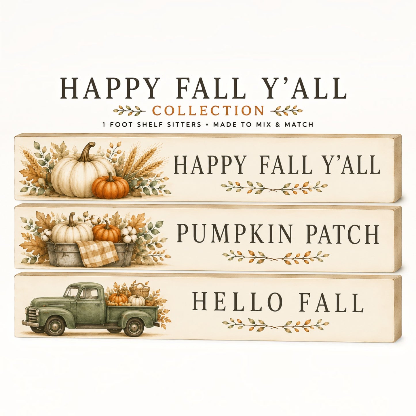 Fall Decor Accent - Hello Fall