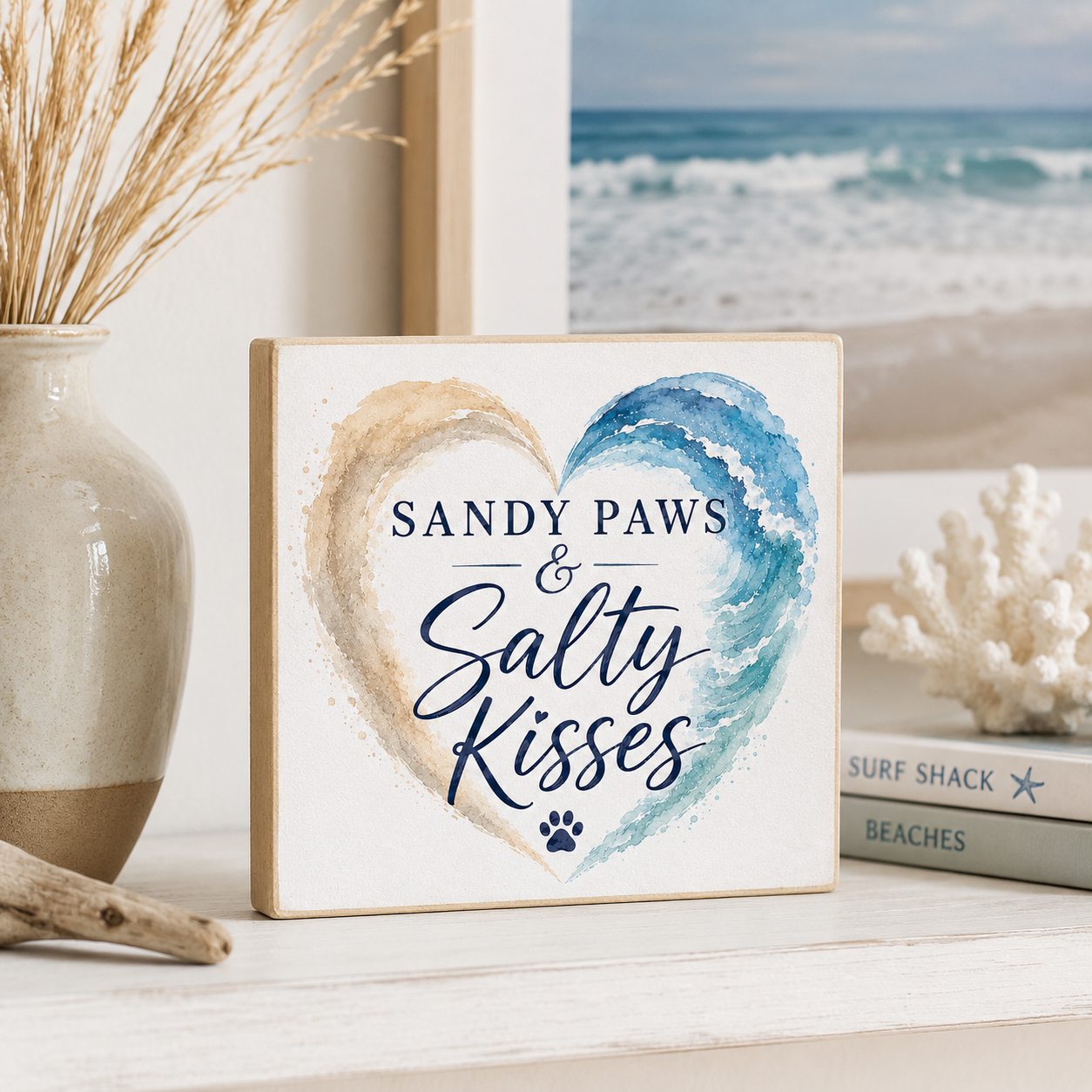 Sandy Paws and Salty Kisses