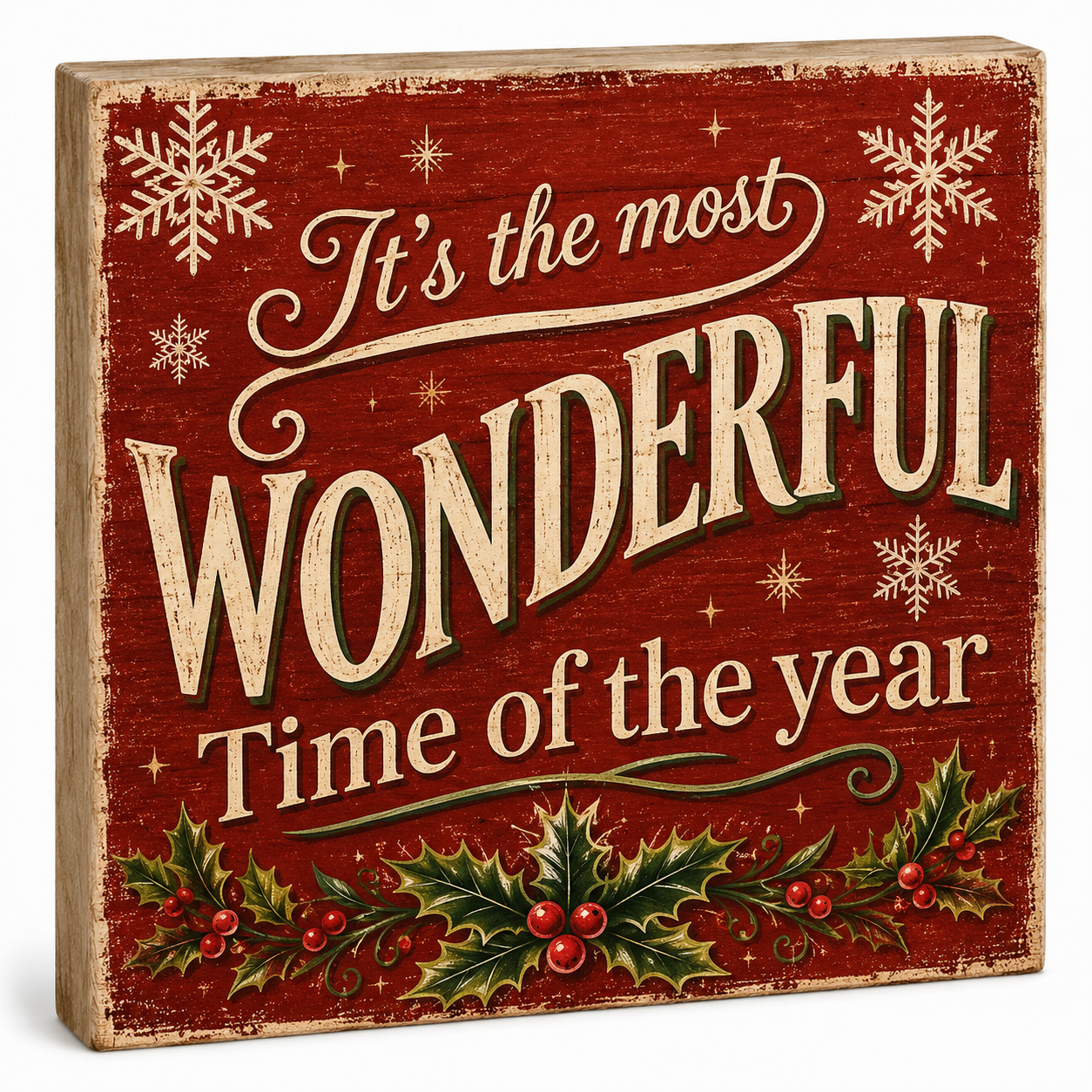 Christmas Block Signs
