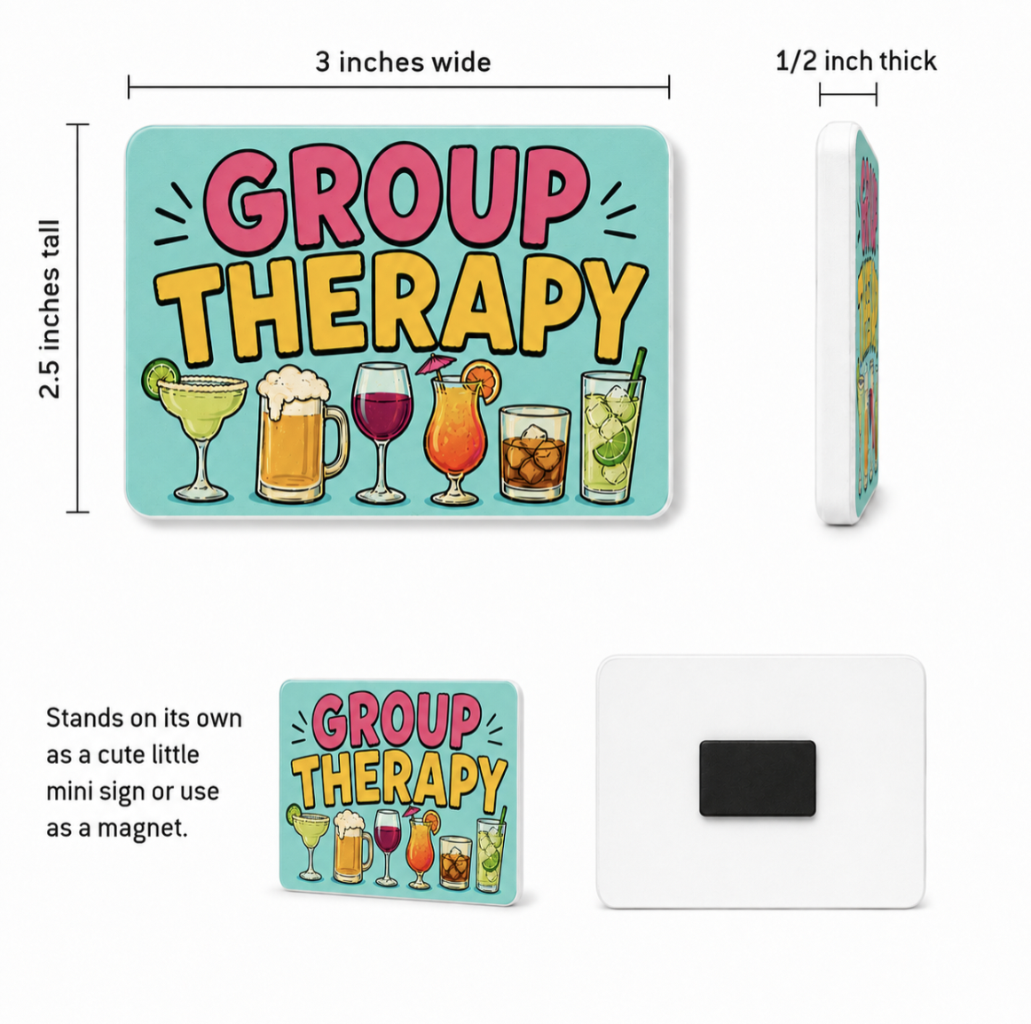 Life's Better with Sand in your Crack Funny Beach Magnet