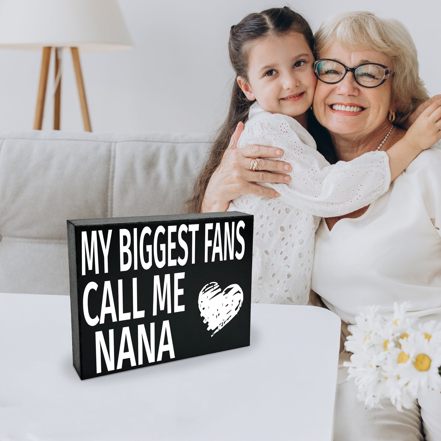 My Biggest Fans Call Me Nana Wooden Sign