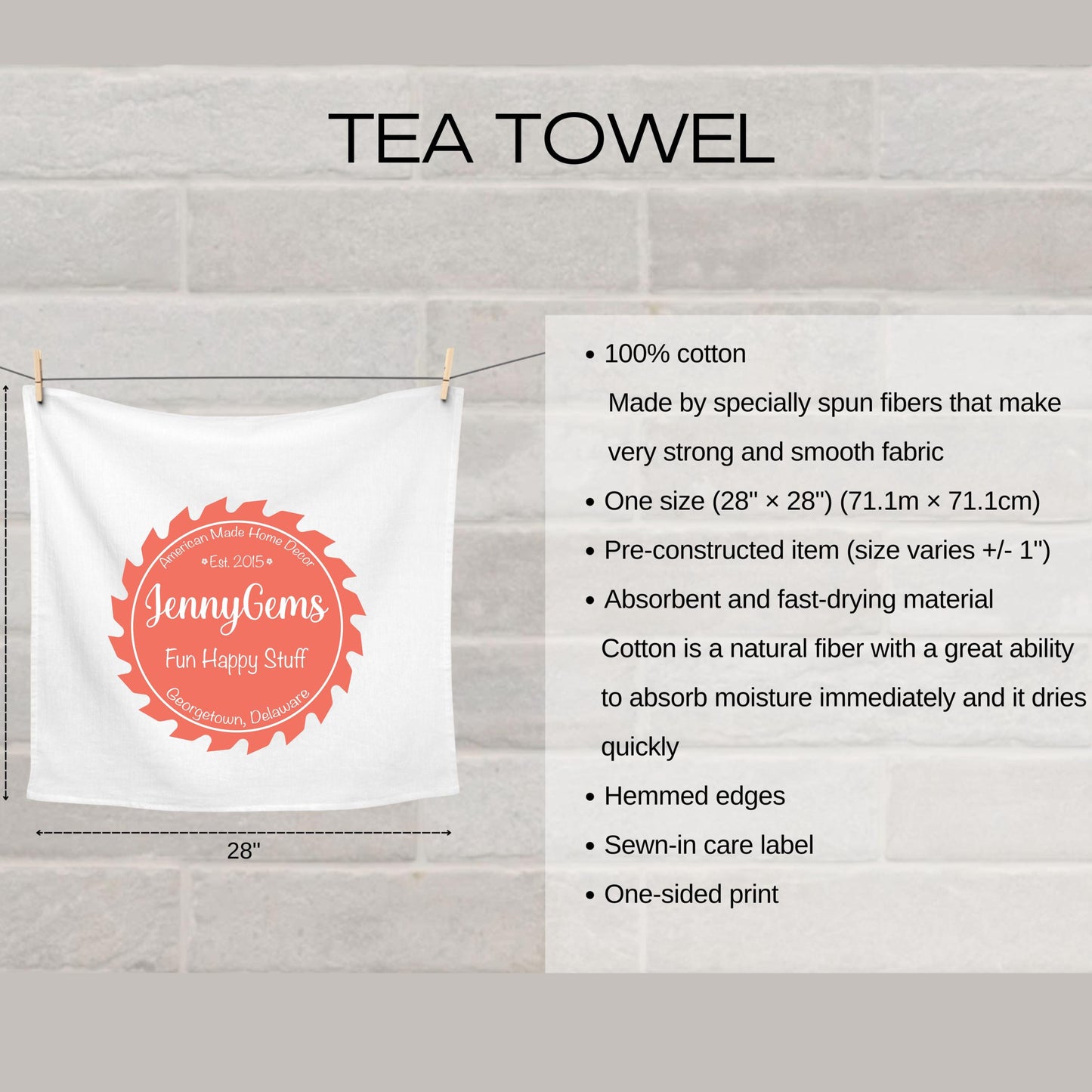 Dear Mom I Get It Now Thank You Kitchen Towel, Funny Mothers Day or Birthday Gift, Sentimental Mom Appreciation Decor