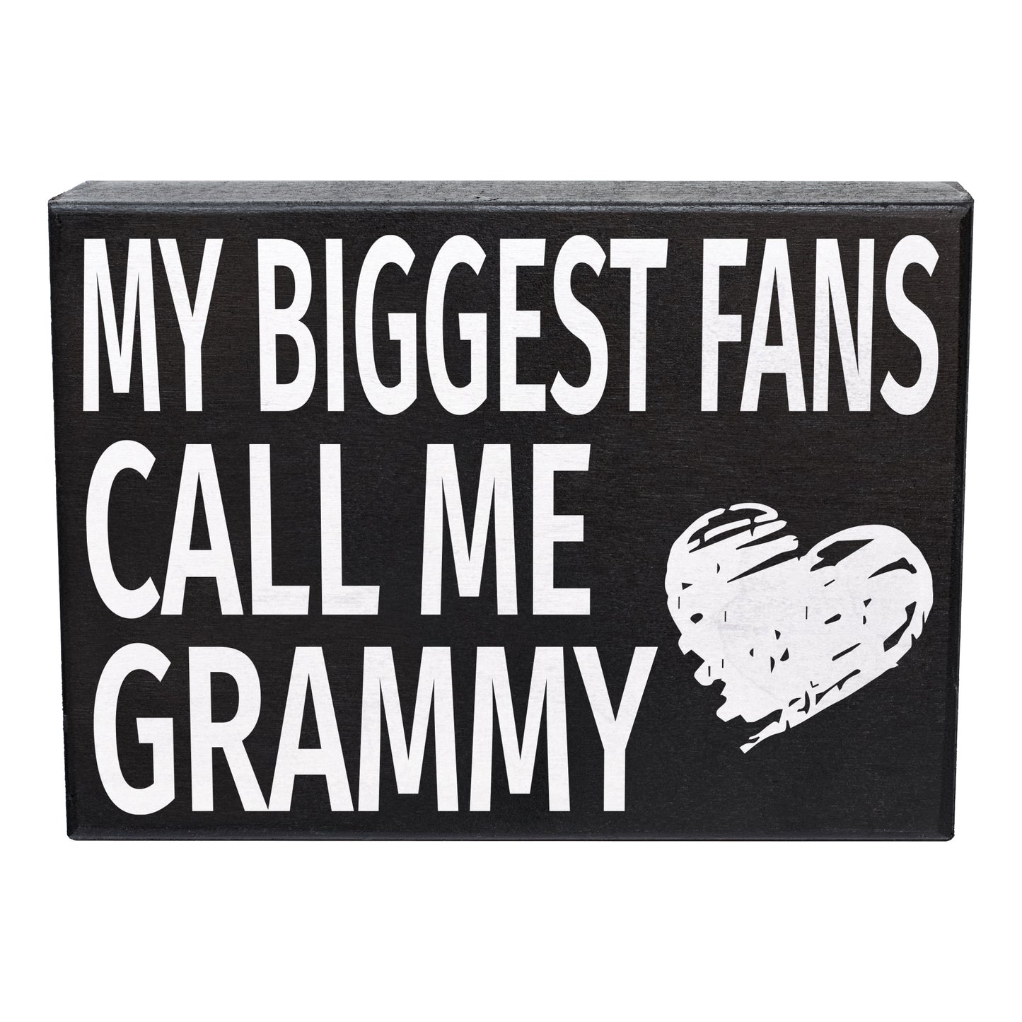 Grammy Gifts, My Biggest Fans Call Me Grammy Wooden Sign, Gift for Grammy
