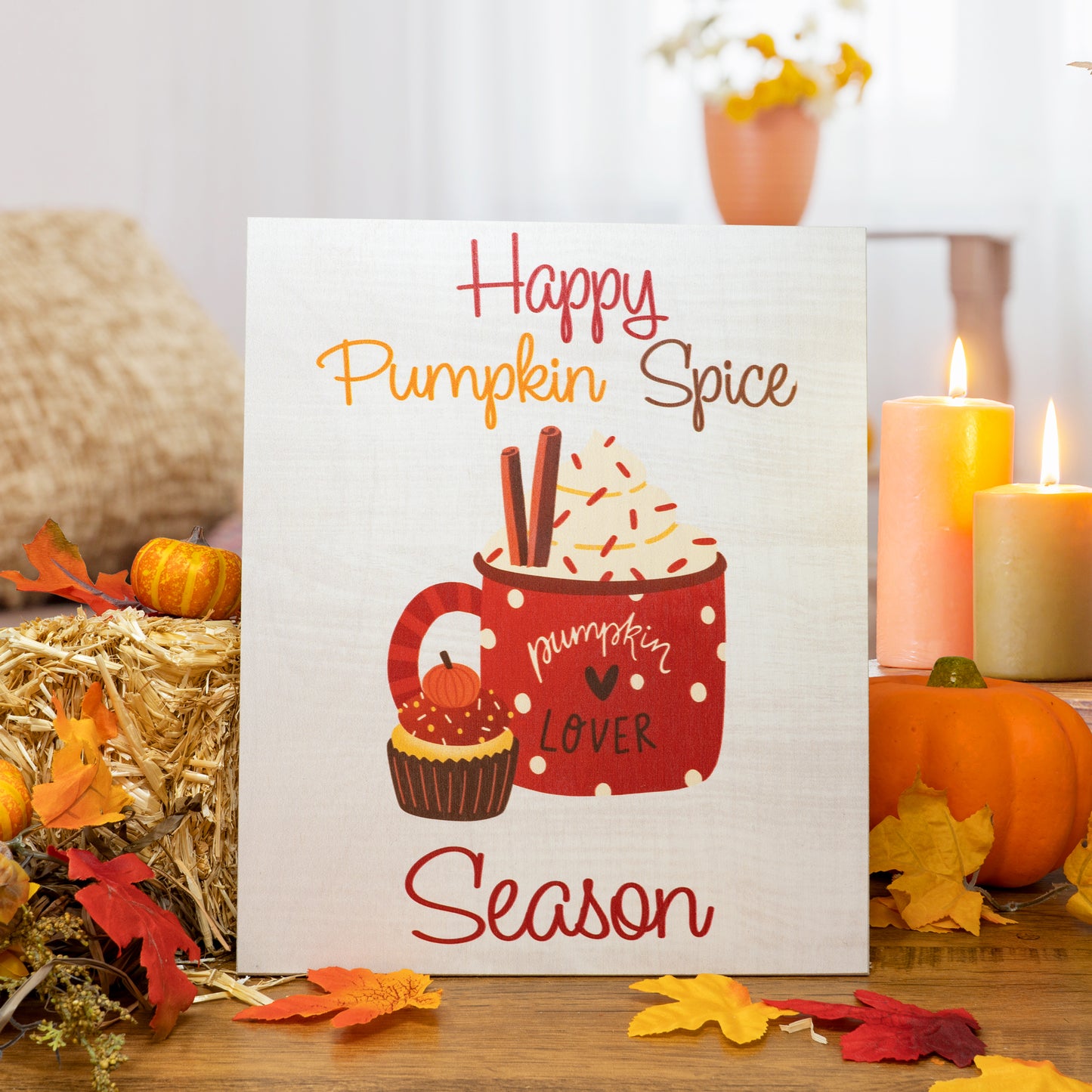 JennyGems Pumpkin Spice Decor, Fall Decor, Fall Room Decor, Fall Wall Decor, Autumn Decor, Fall Signs, Made in USA