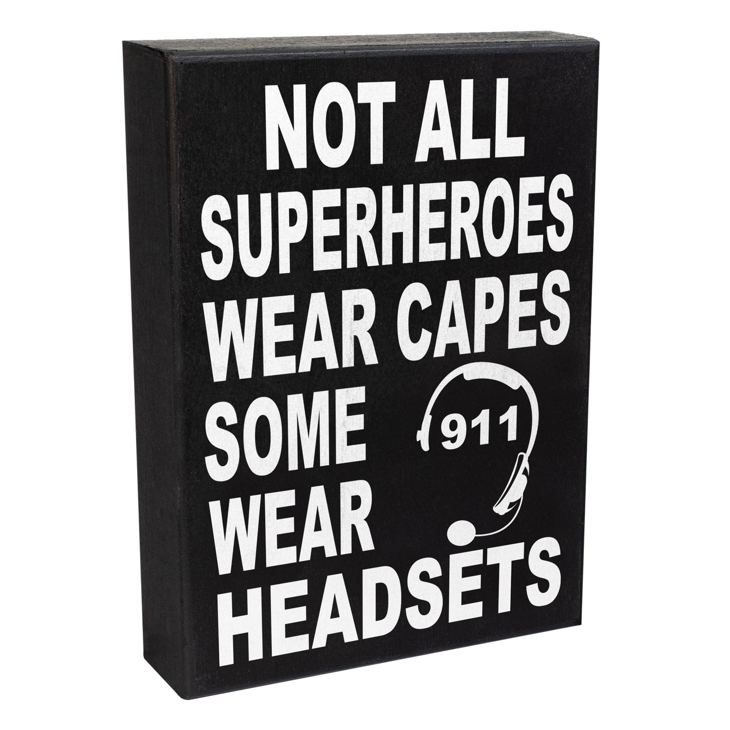 JennyGems 911 Dispatcher and Operator Gift Sign Decor, Wall Hanging and Tabletop Decoration, 8x6 inches, Made in USA