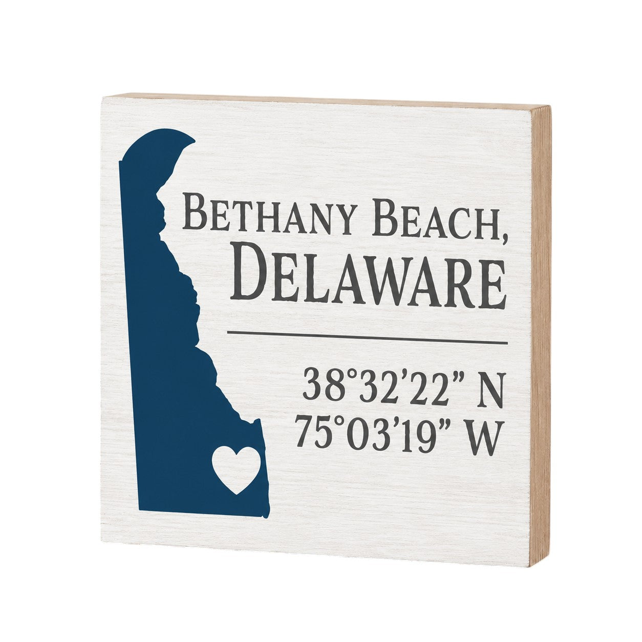 Bethany Beach, Delaware Wooden Sign, Coordinatese