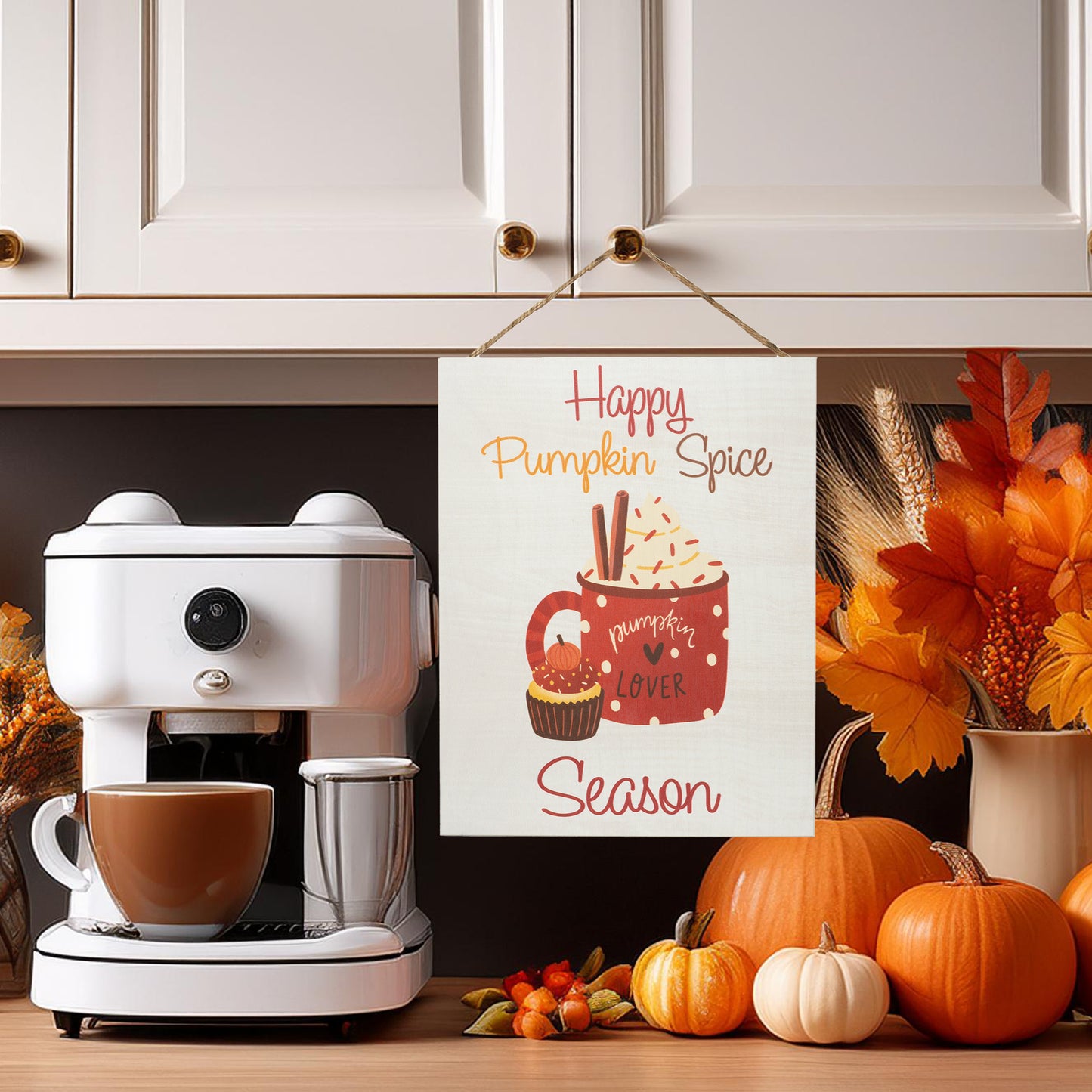 JennyGems Pumpkin Spice Decor, Fall Decor, Fall Room Decor, Fall Wall Decor, Autumn Decor, Fall Signs, Made in USA