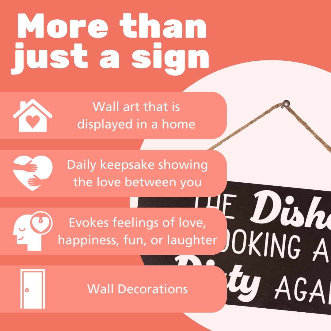 The Dishes are Looking at Me Dirty Again, Funny Kitchen Sign, Farmhouse Kitchen Decor, Made in USA