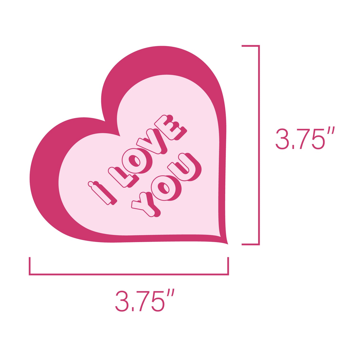 Valentine’s Day Conversation Hearts Set of 5 - Cute