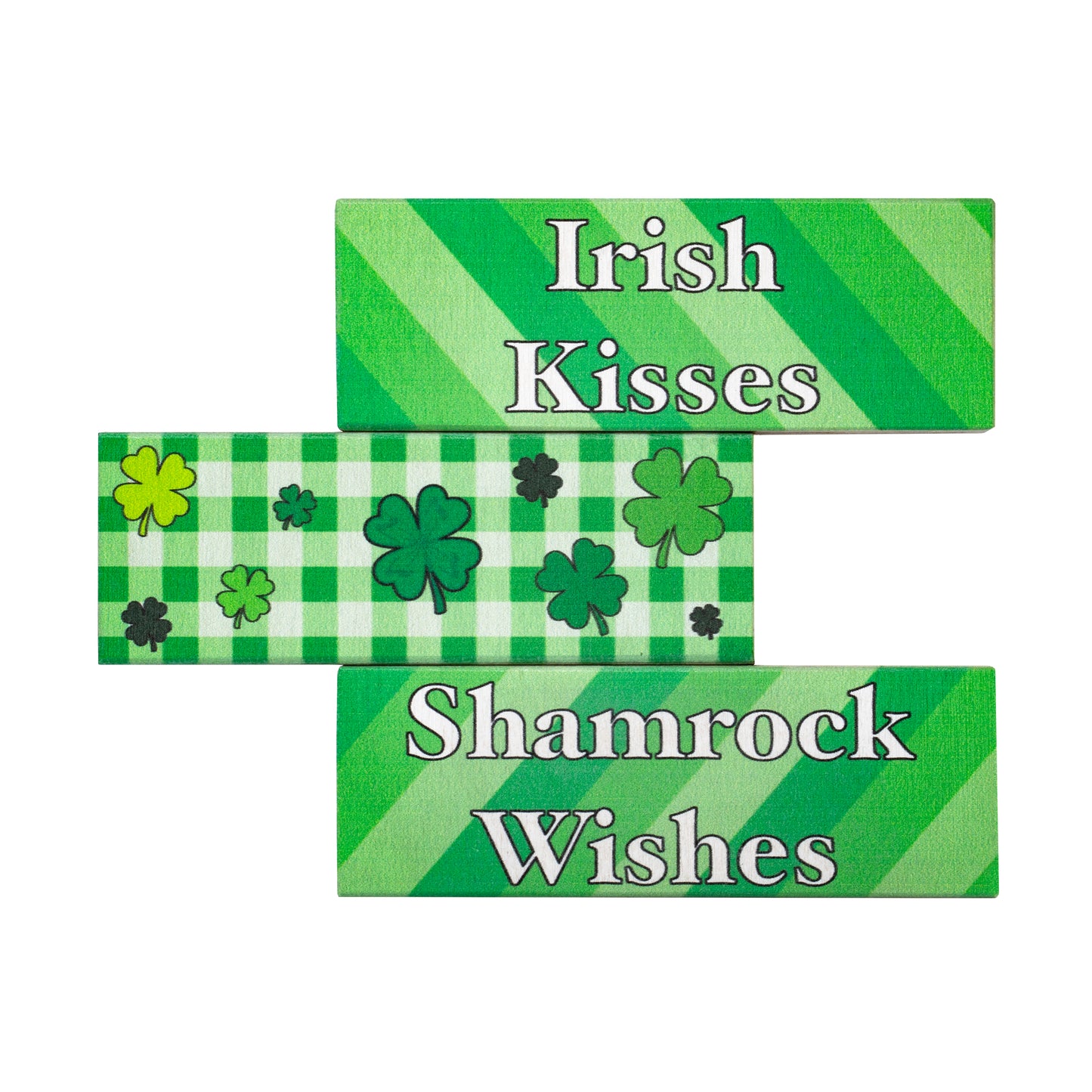 St Patricks Day Decorations, Irish Kisses Shamrock Wishes