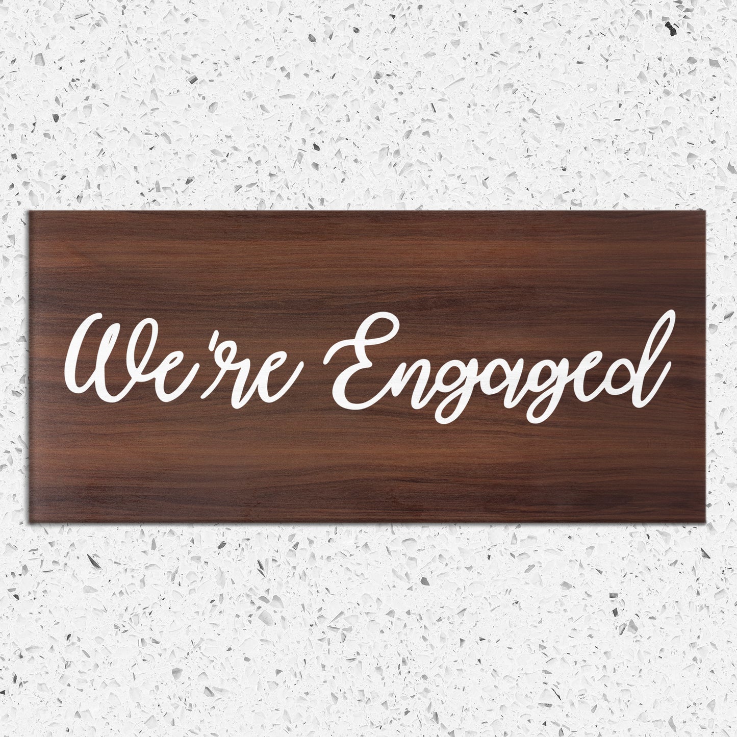 JennyGems We're Engaged | Engagement Photo Prop Sign | Engagement Announcement | Engagement Photoshoot Sign | Engagement Party Decoration|