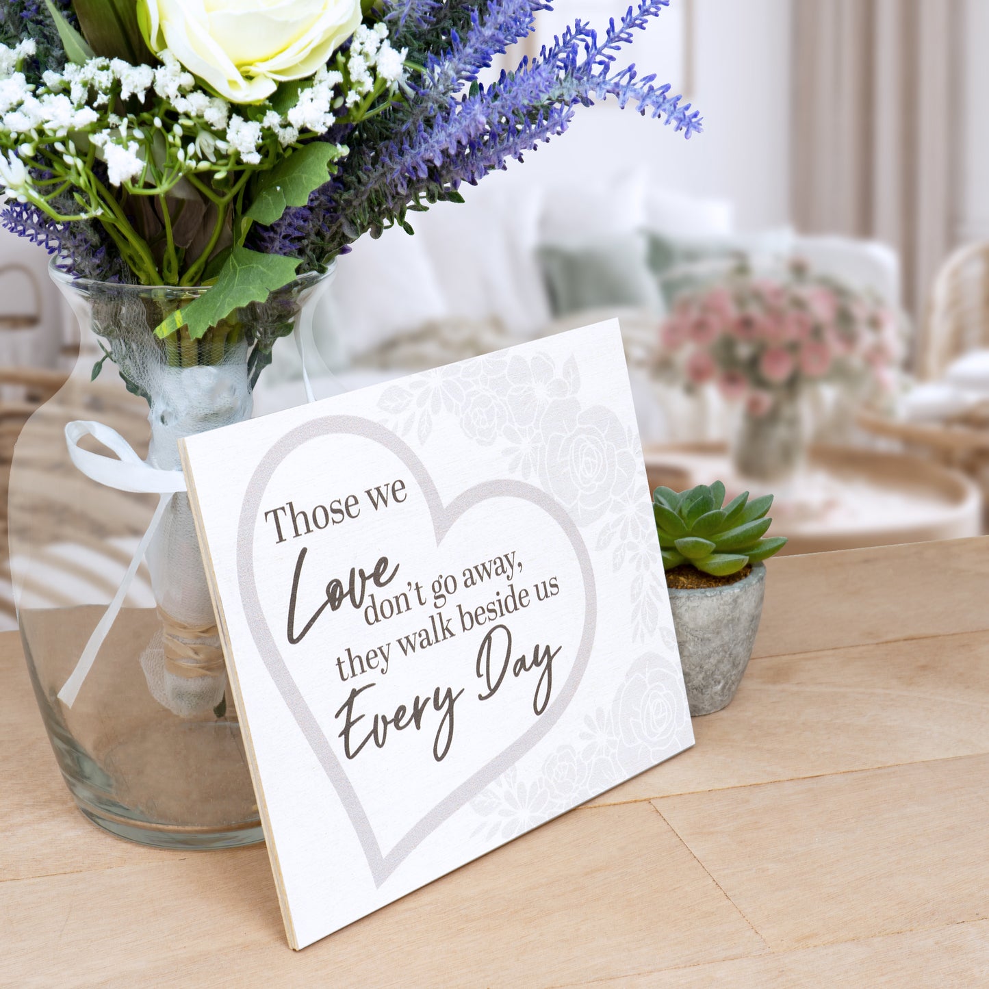 JennyGems Sympathy Gifts Memorial Gifts, Sympathy Memorial Gifts Remembrance Sign, Bereavement Gifts, Loss of Mother, Loss of Father Remembrance Gifts, Condolence Gift for Loss of Loved Ones