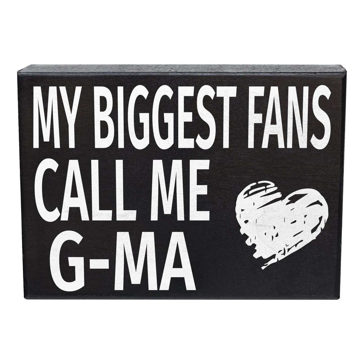 JennyGems My Biggest Fans Call Me G-Ma Sign, 8x6 Inch Hanging Wall Art, American Made, G-Ma Decor, G-Ma Gifts