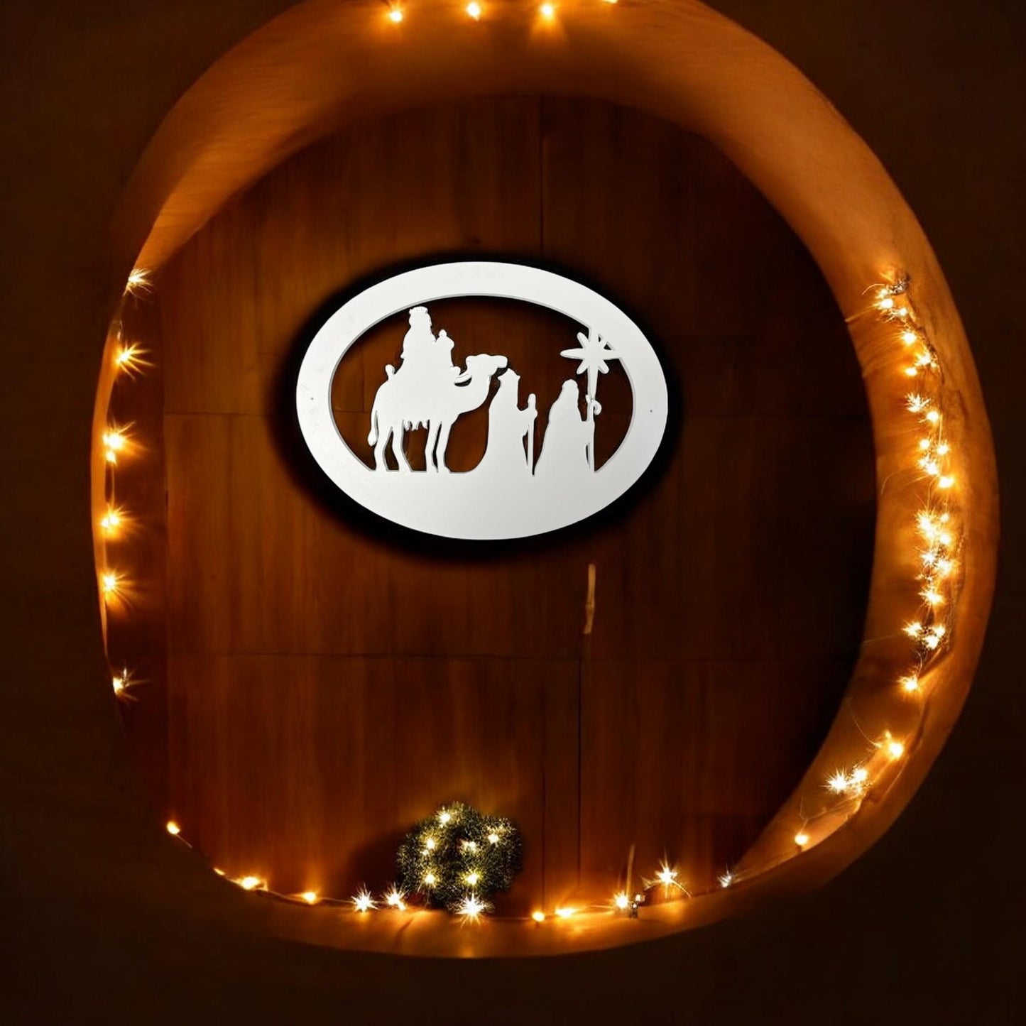 Three Kings Christmas Decoration: PVC Indoor Outdoor Wisemen Display