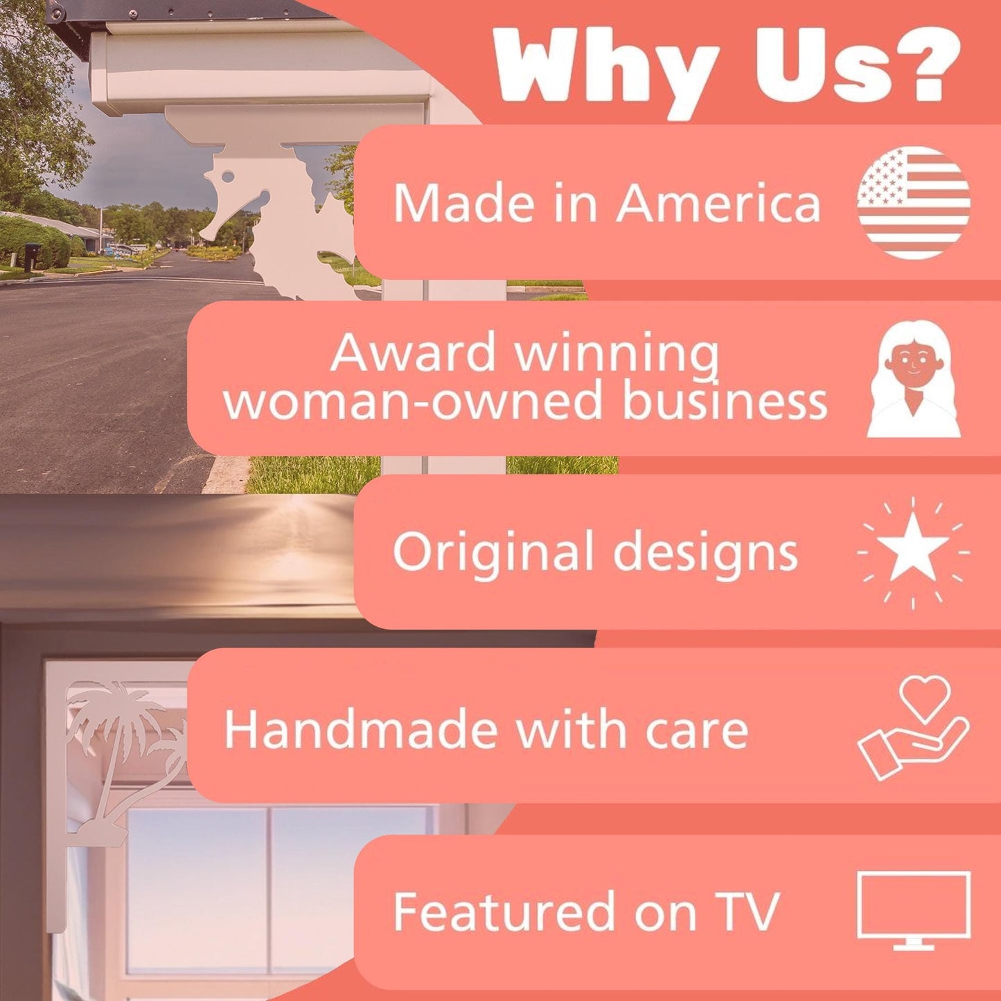 Nautical Wheel Mailbox Bracket: White PVC Porch Decor