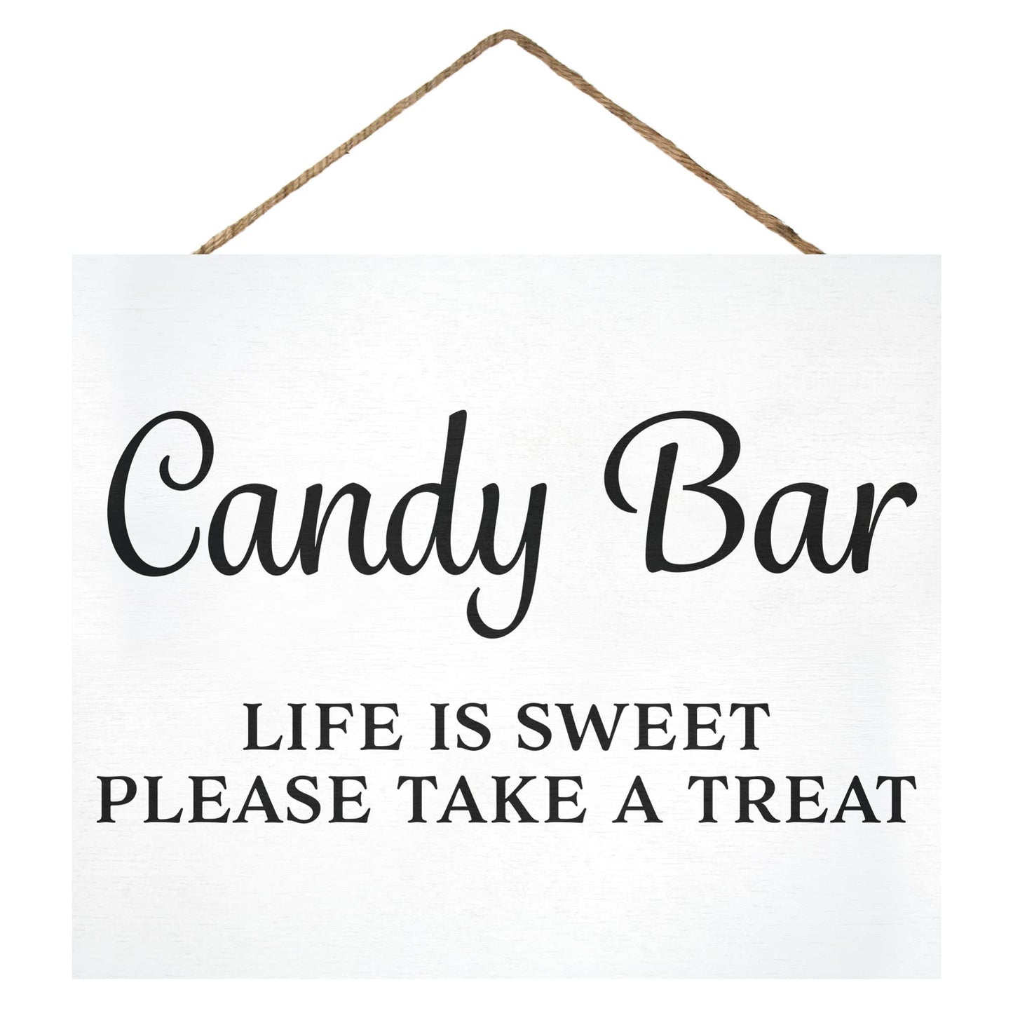 Candy Buffet Sign, Wedding and Event Decor, Black