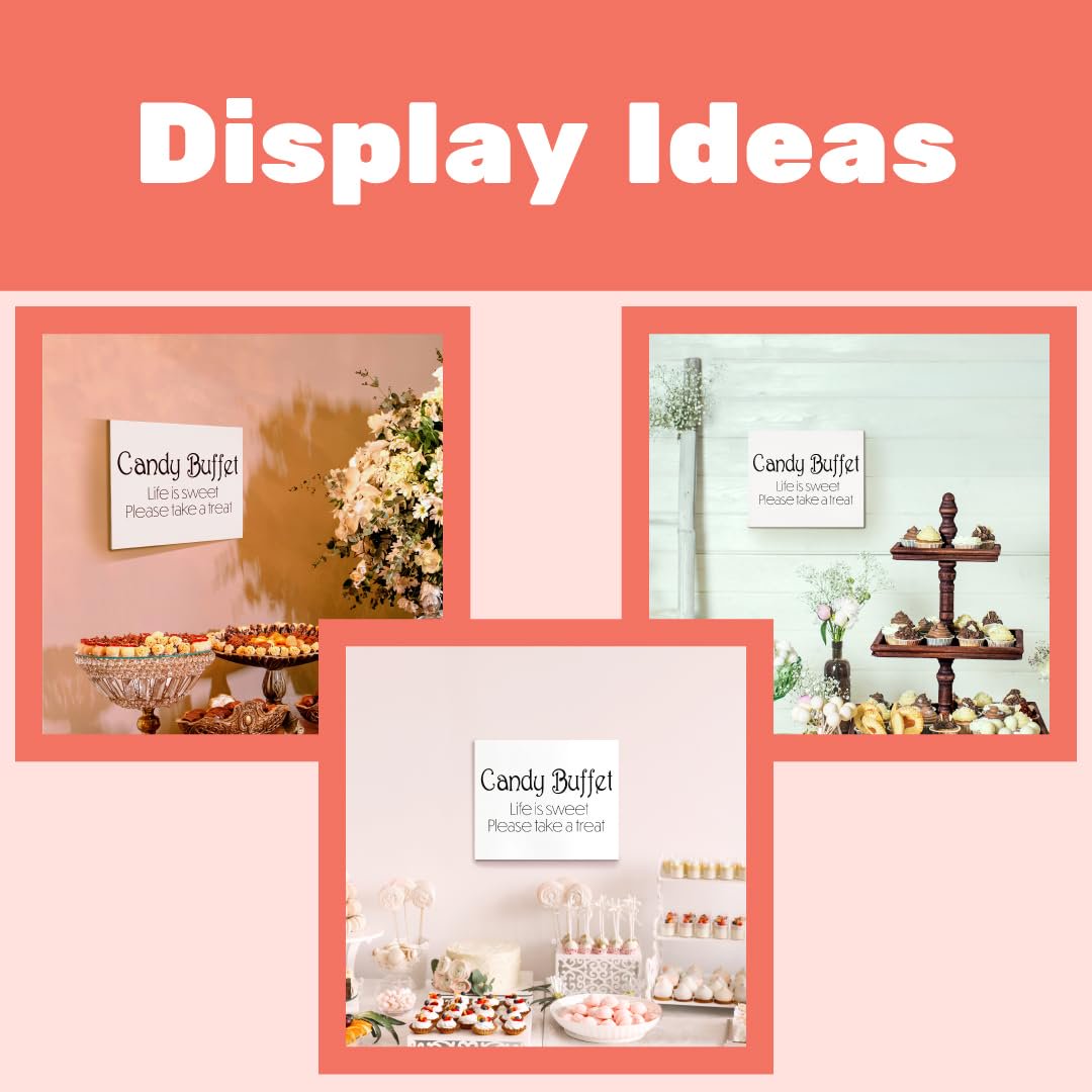 Candy Buffet Sign, Weddings and Event Decor