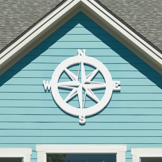 Nautical Compass Sign - Outdoor PVC (4 Foot)