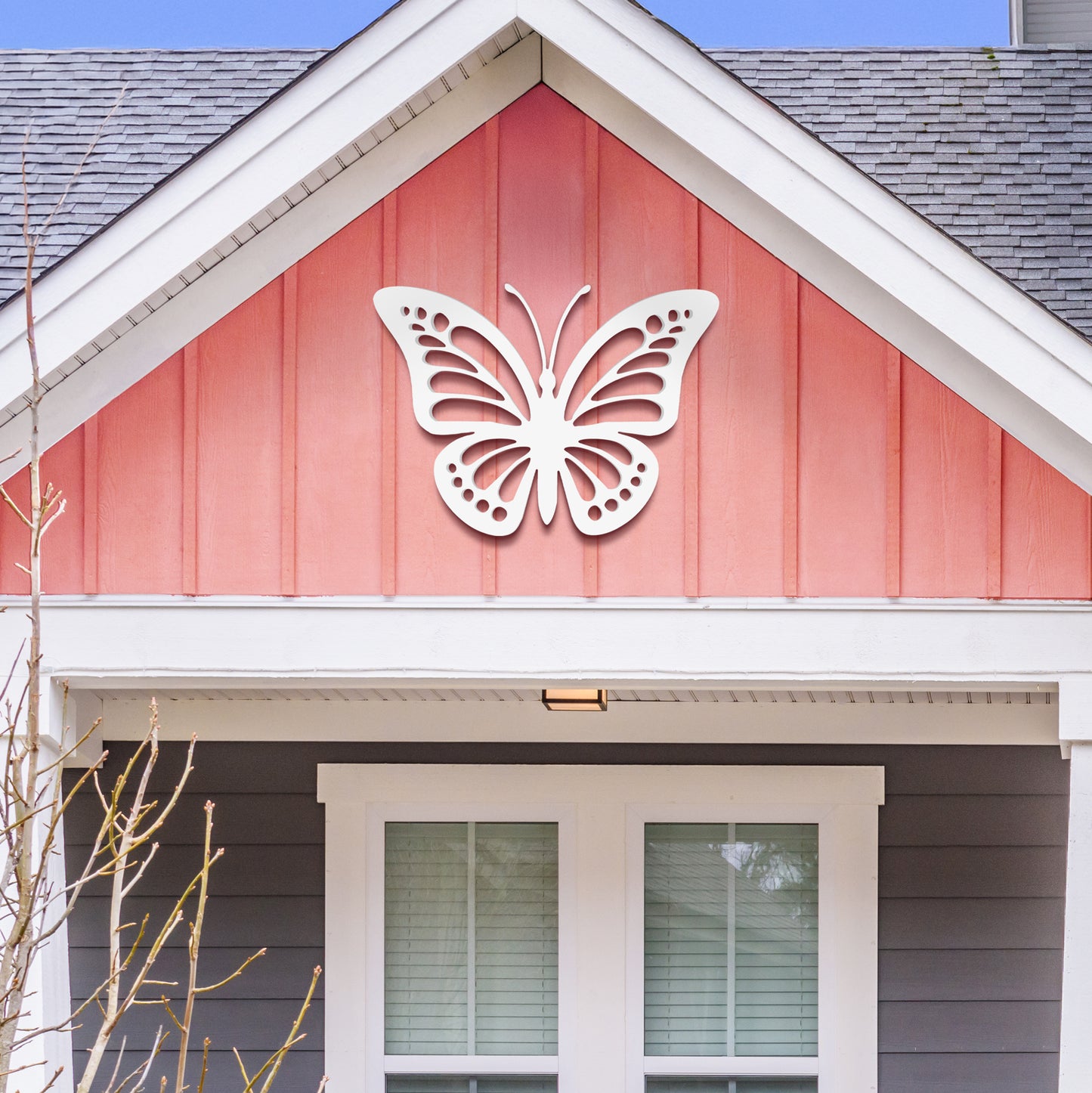Outdoor PVC Butterfly Sign, 2 Foot