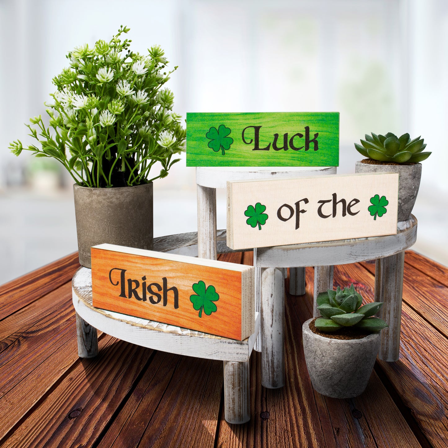 St Patricks Day Decorations Gift, Luck of the Irish Decor Set